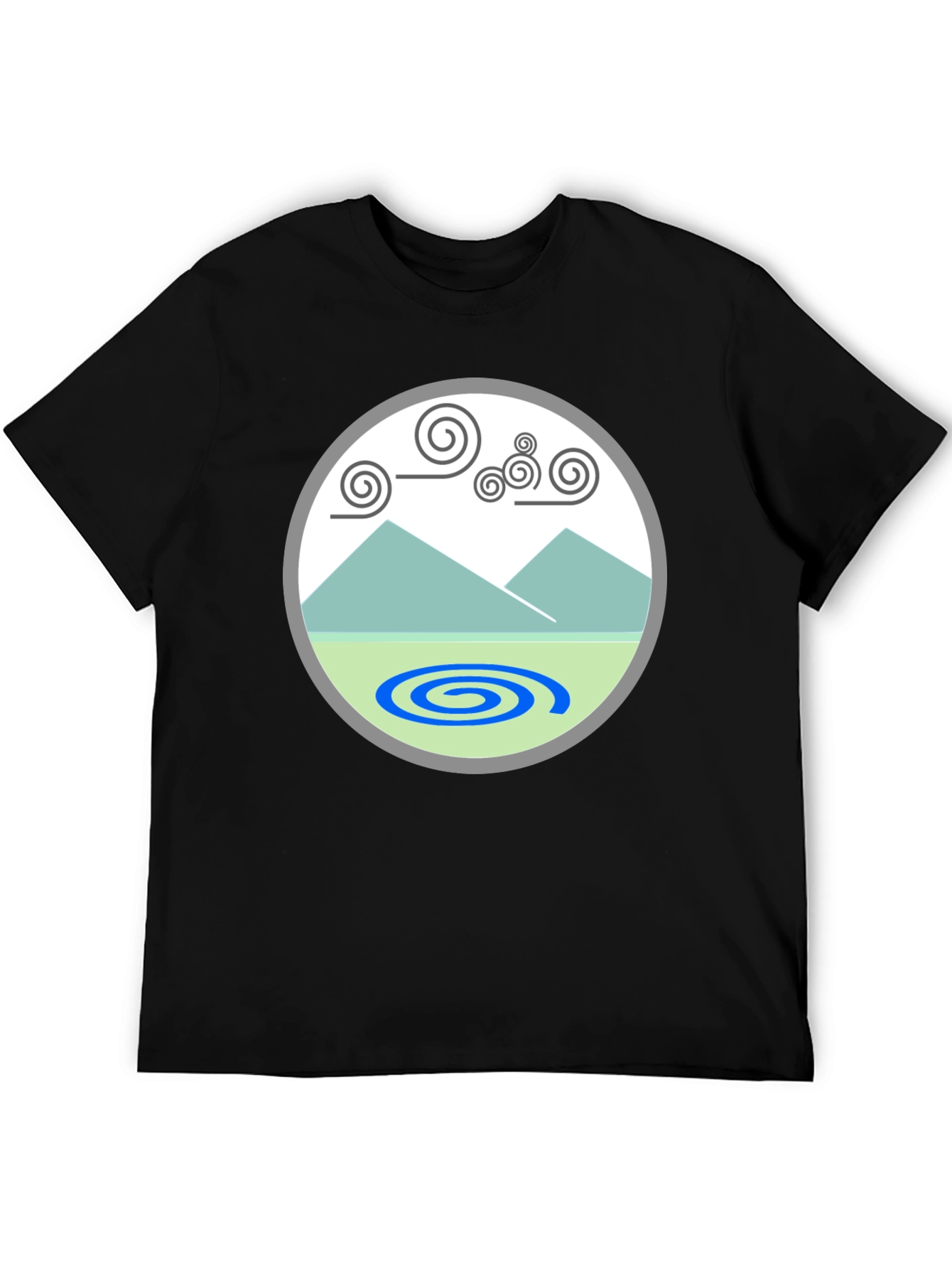 Nature T-Shirt - Mountain Lake Graphic Tee