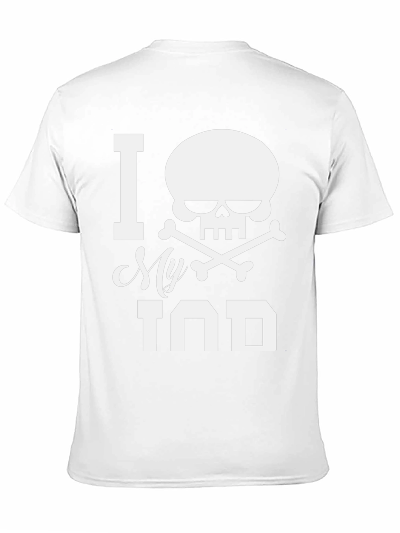 I Heart My Tind Skull & Crossbones Black T-Shirt