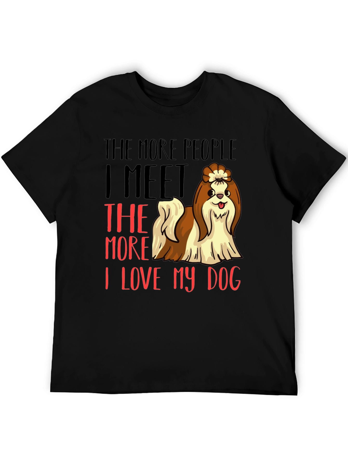 Dog Lover Graphic Tee - Shih Tzu