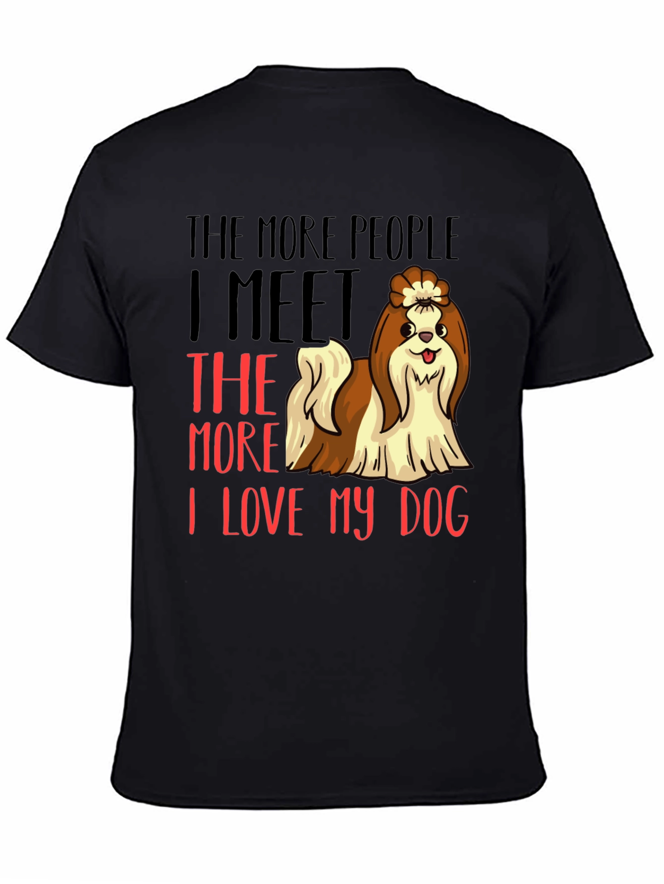 Dog Lover Graphic Tee - Shih Tzu