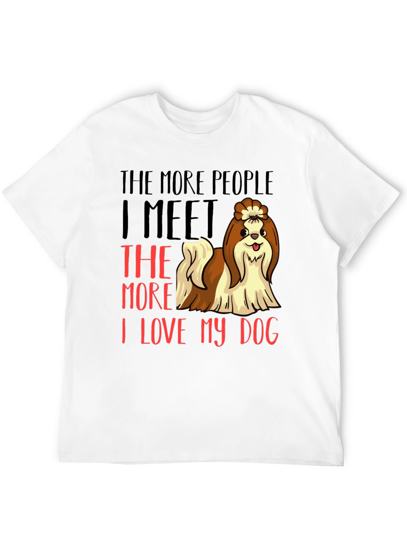 Dog Lover Graphic Tee - Shih Tzu