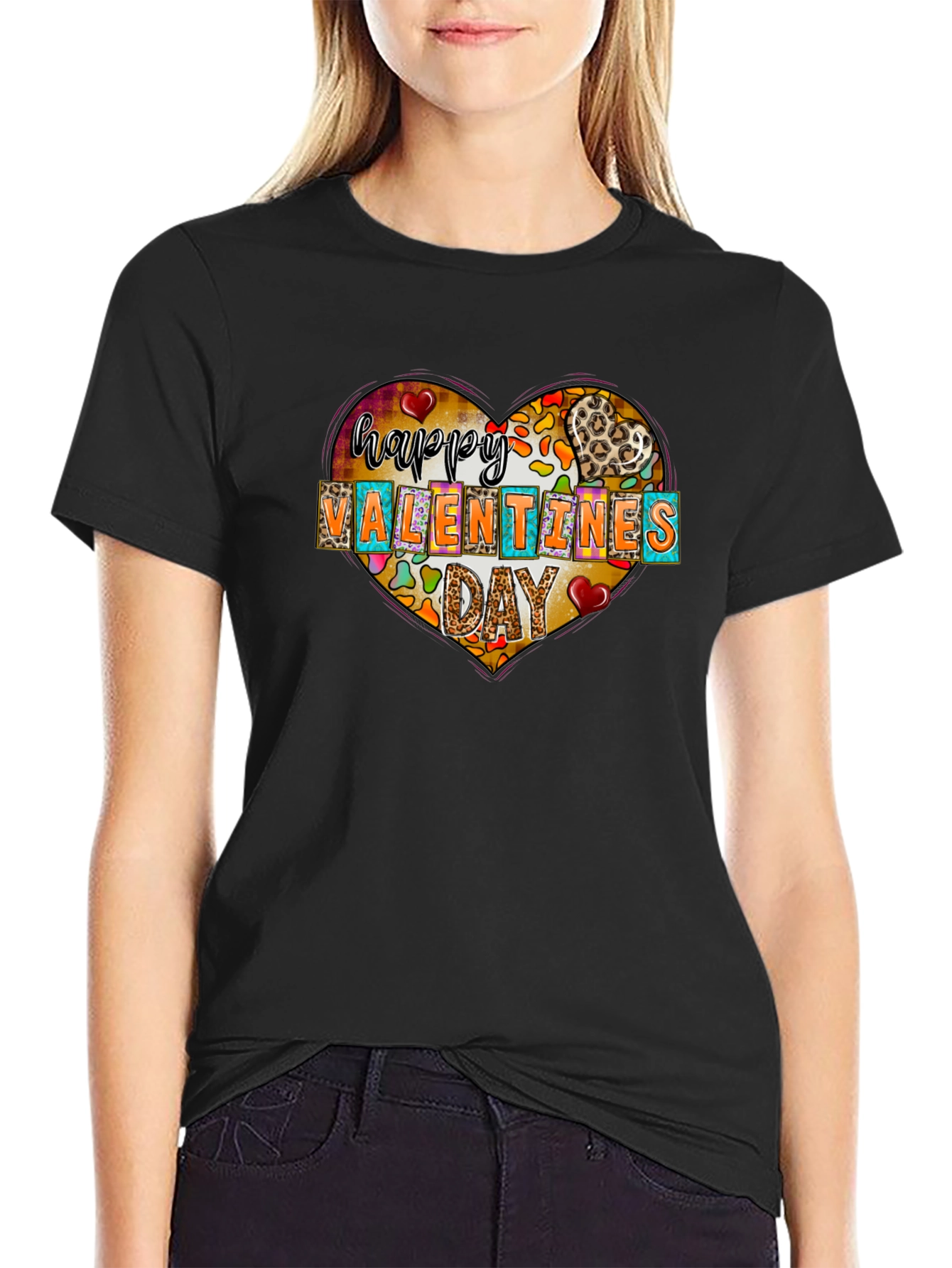 Happy Valentines Day Graphic T-Shirt