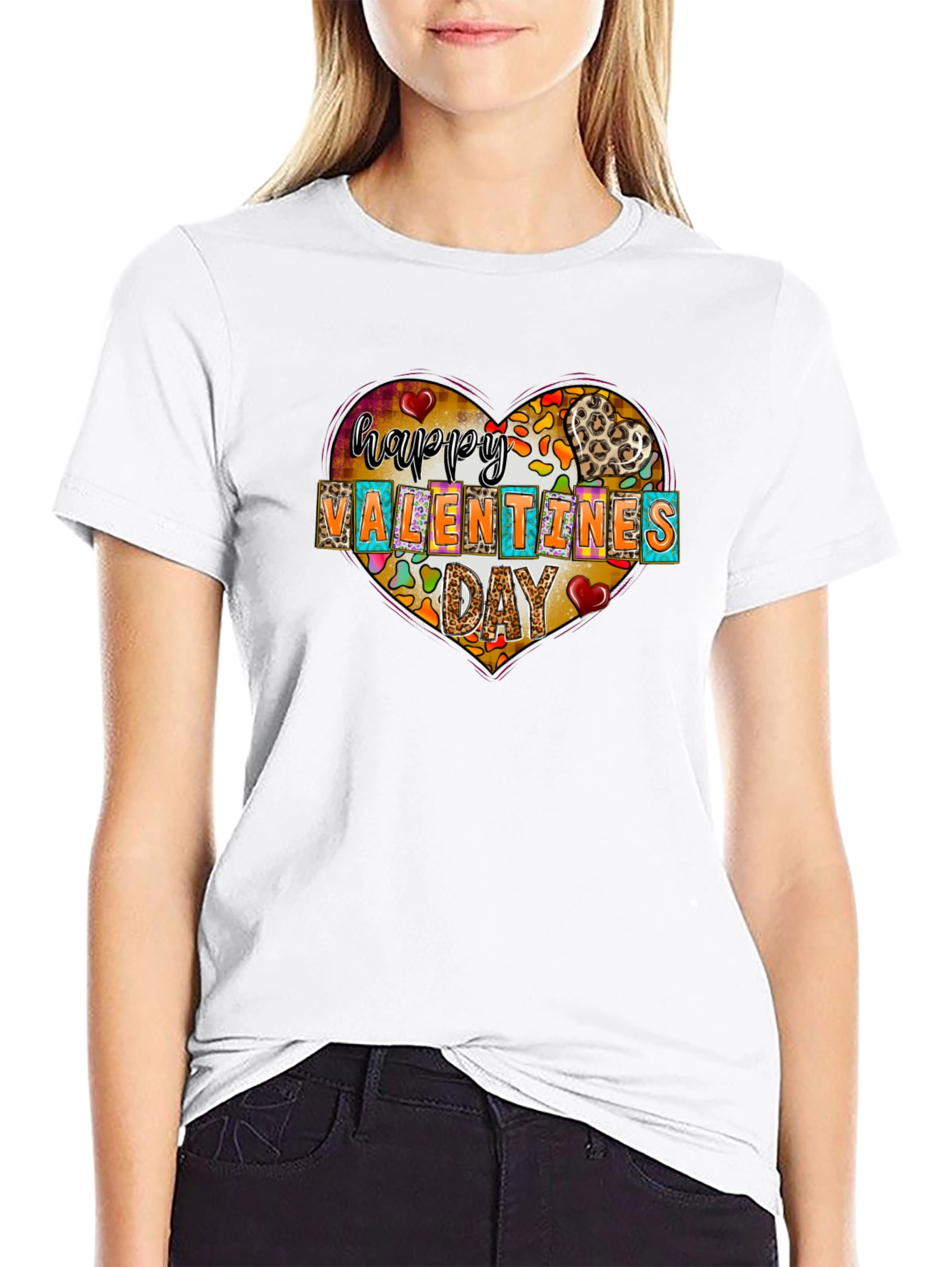Happy Valentines Day Graphic T-Shirt