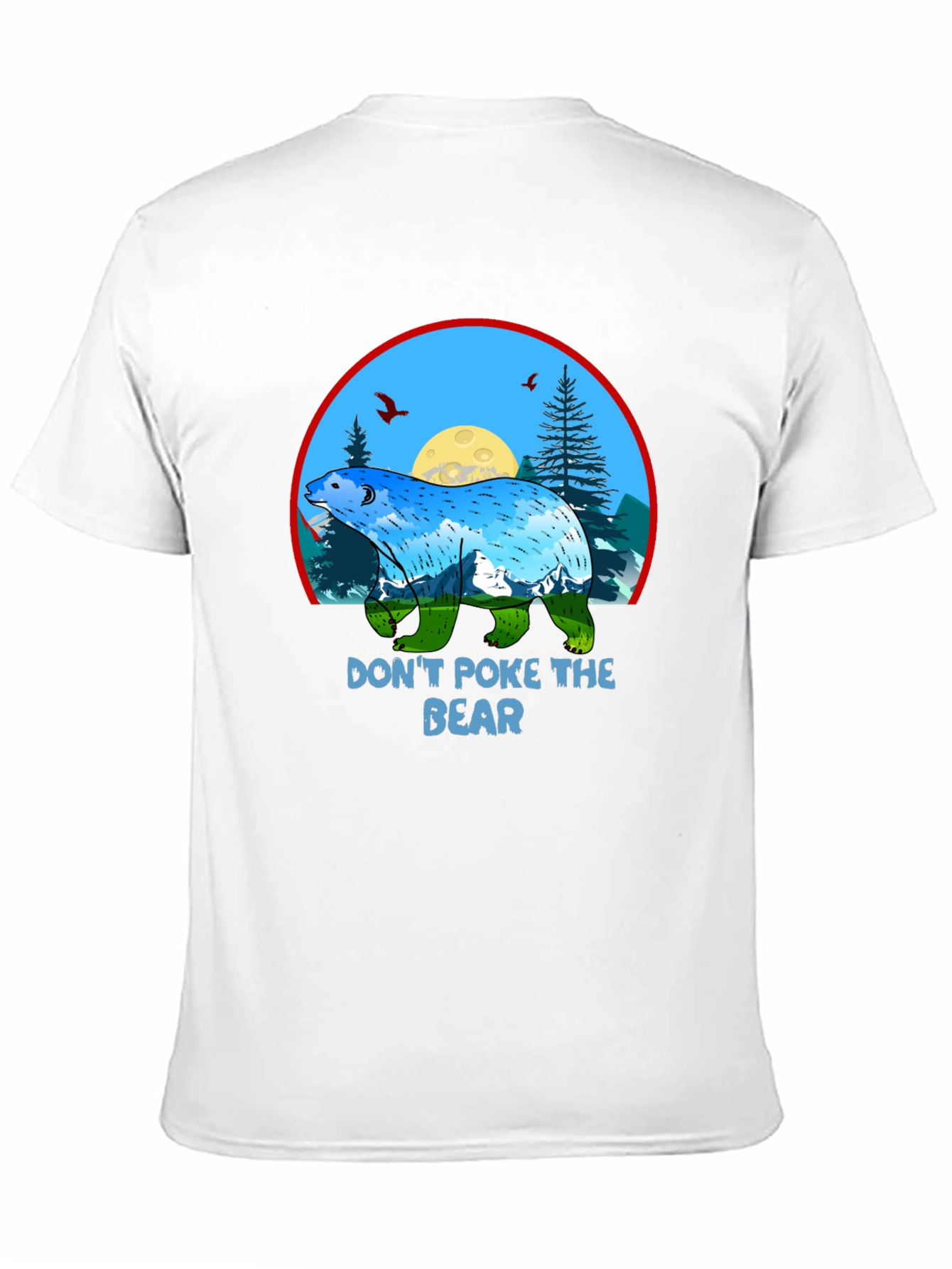 Dont Poke the Bear Graphic T-Shirt - Nature Design