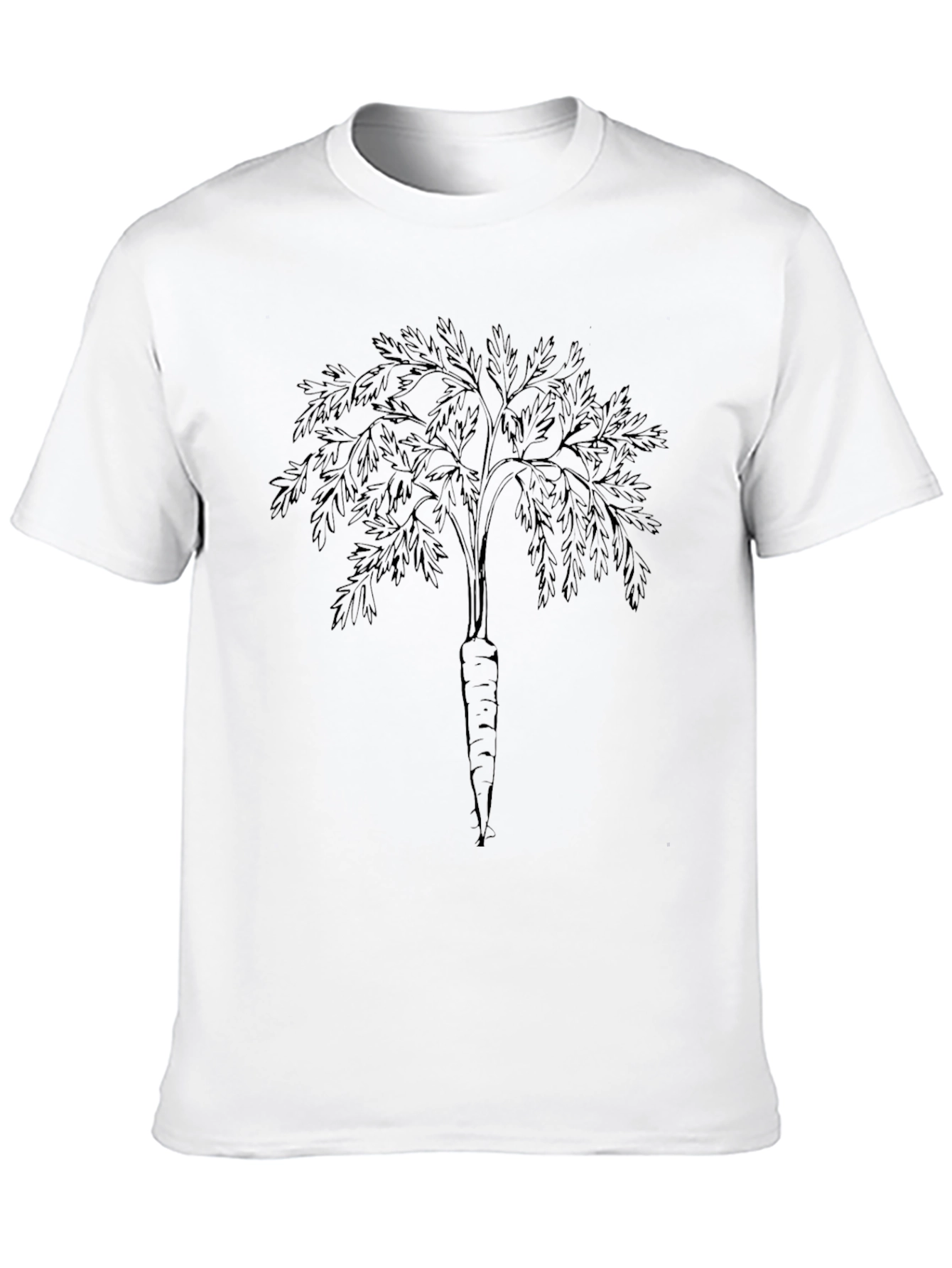 Carrot Tree Graphic T-Shirt - Unique Unisex Tee
