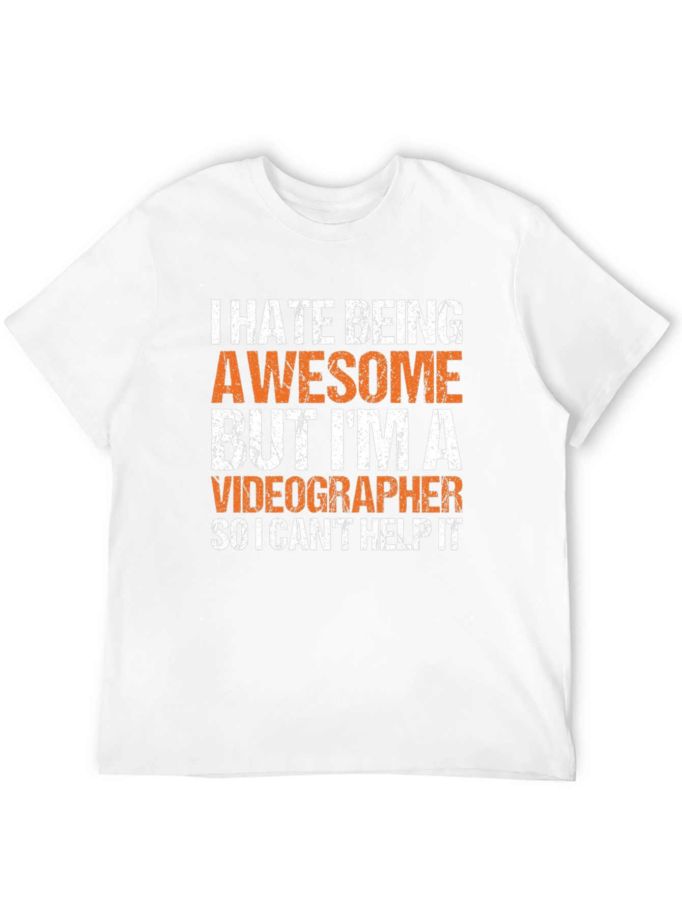 Awesome Videographer Graphic Tee - Black Cotton T-Shirt