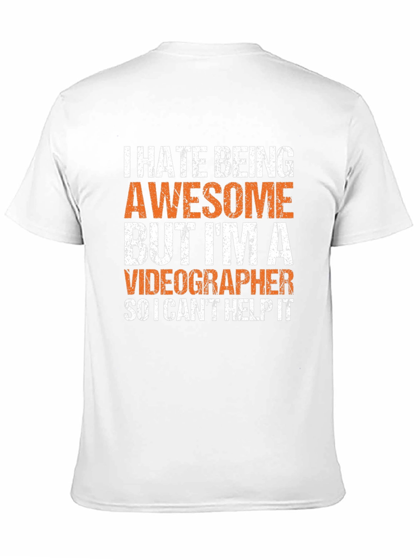 Awesome Videographer Graphic Tee - Black Cotton T-Shirt