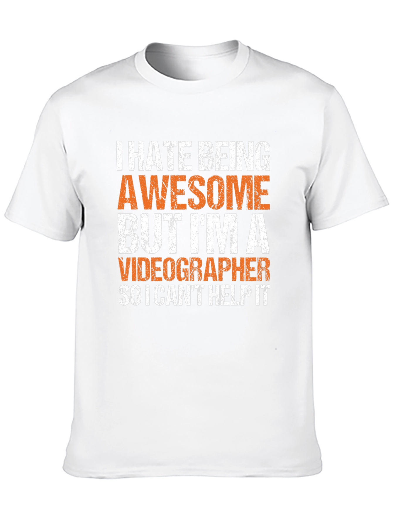 Awesome Videographer Graphic Tee - Black Cotton T-Shirt