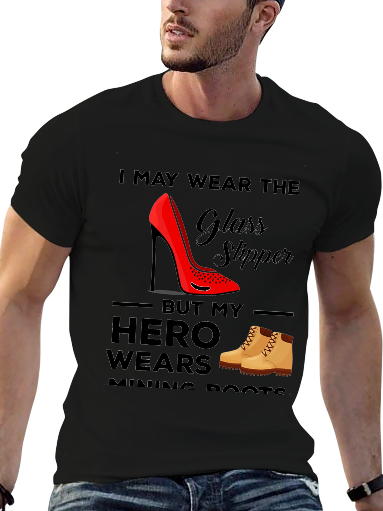 Glass Slipper & Mining Boots Tee