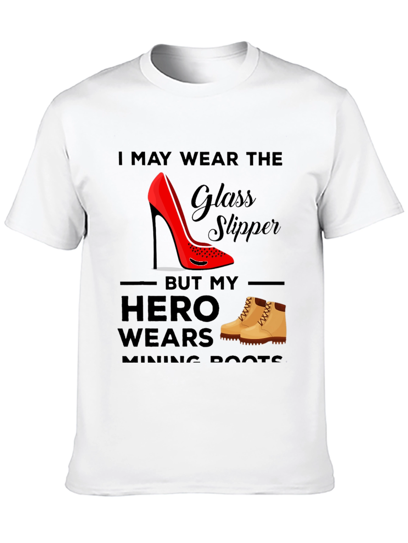Glass Slipper & Mining Boots Tee