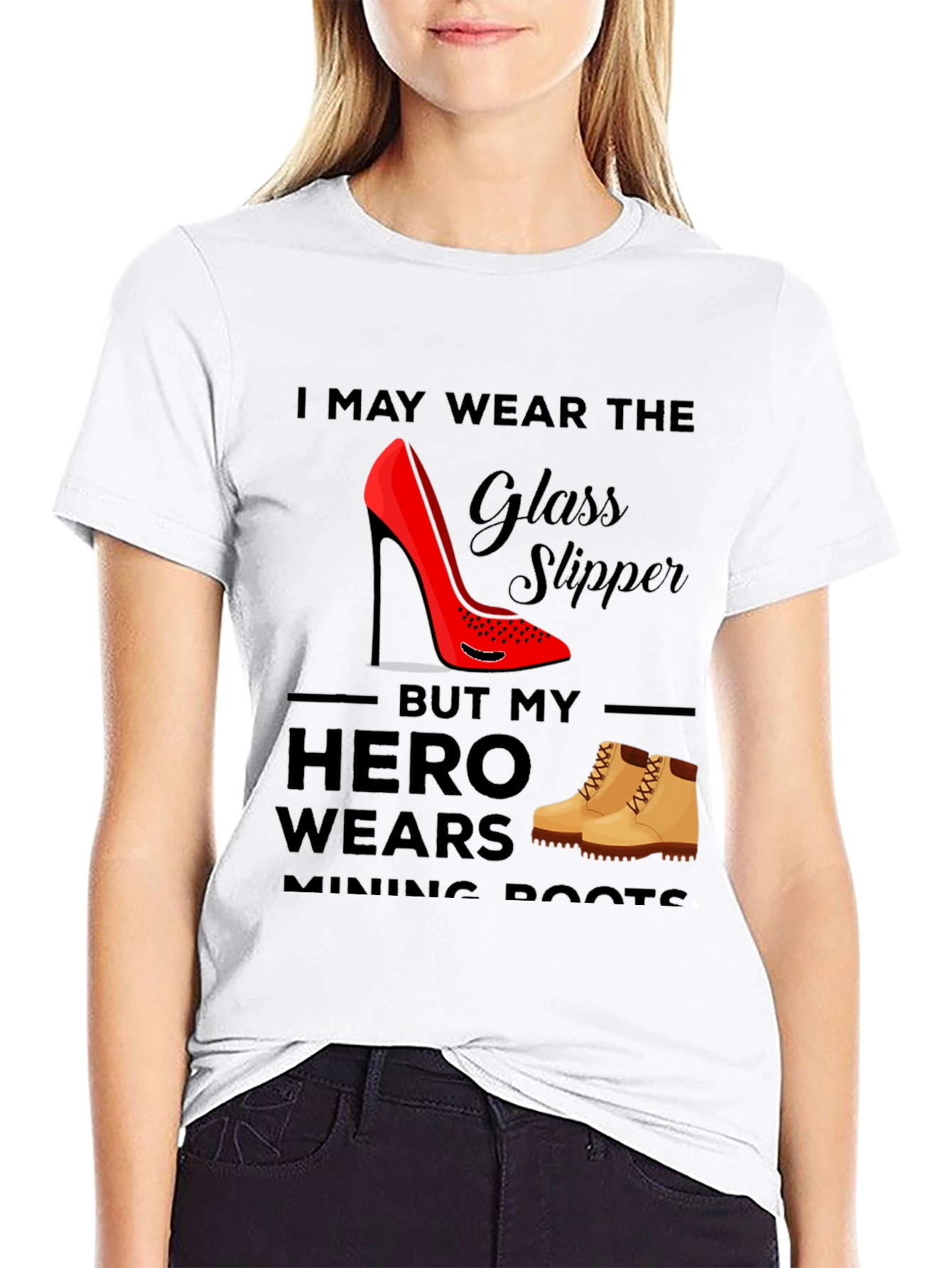 Glass Slipper & Mining Boots Tee