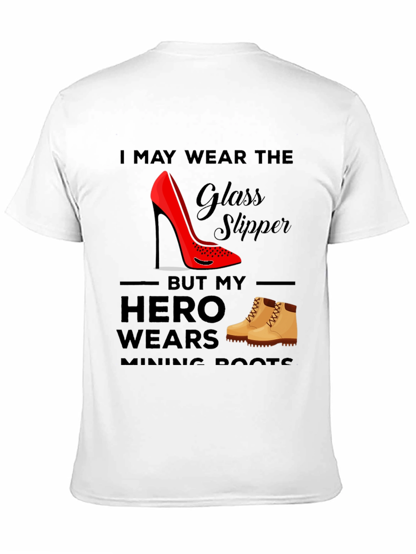 Glass Slipper & Mining Boots Tee