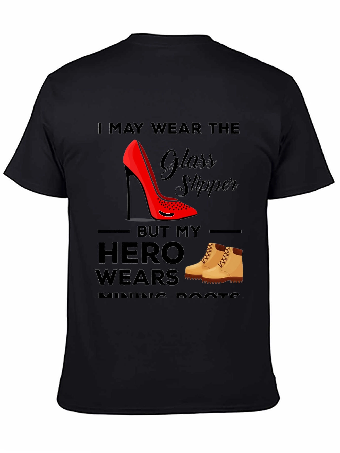 Glass Slipper & Mining Boots Tee