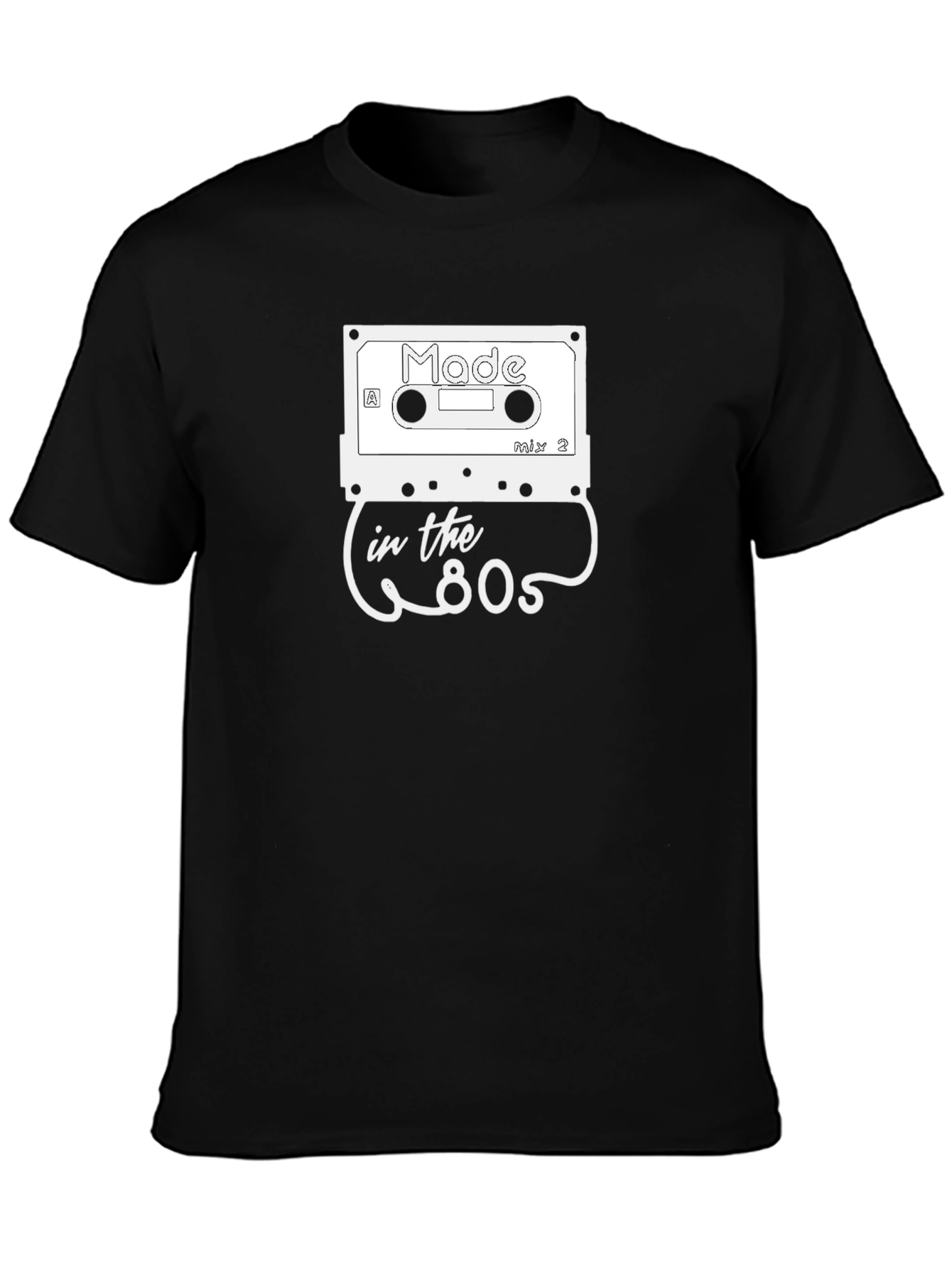 Made in the 80s Cassette Tape Graphic Tee