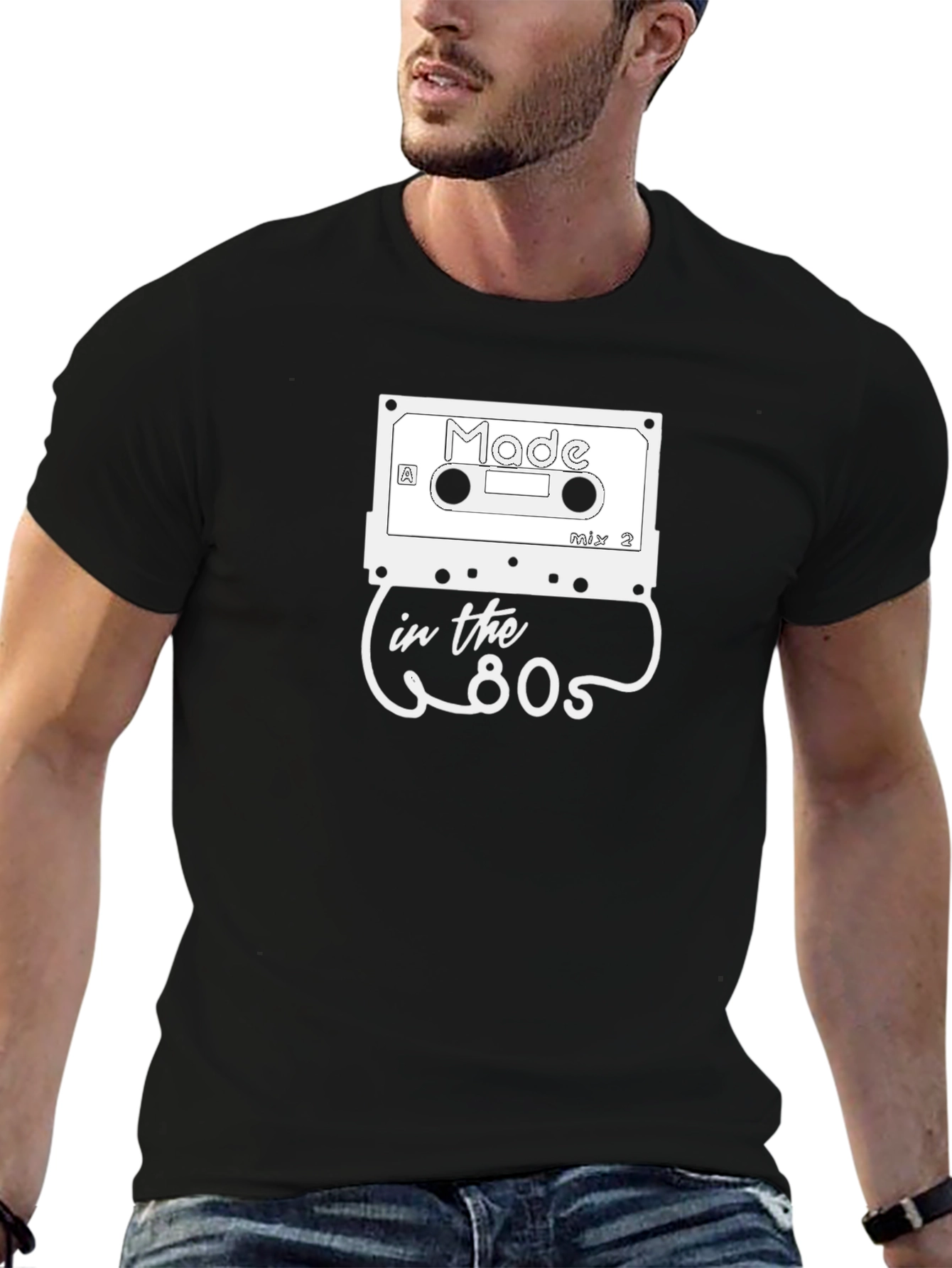 Made in the 80s Cassette Tape Graphic Tee