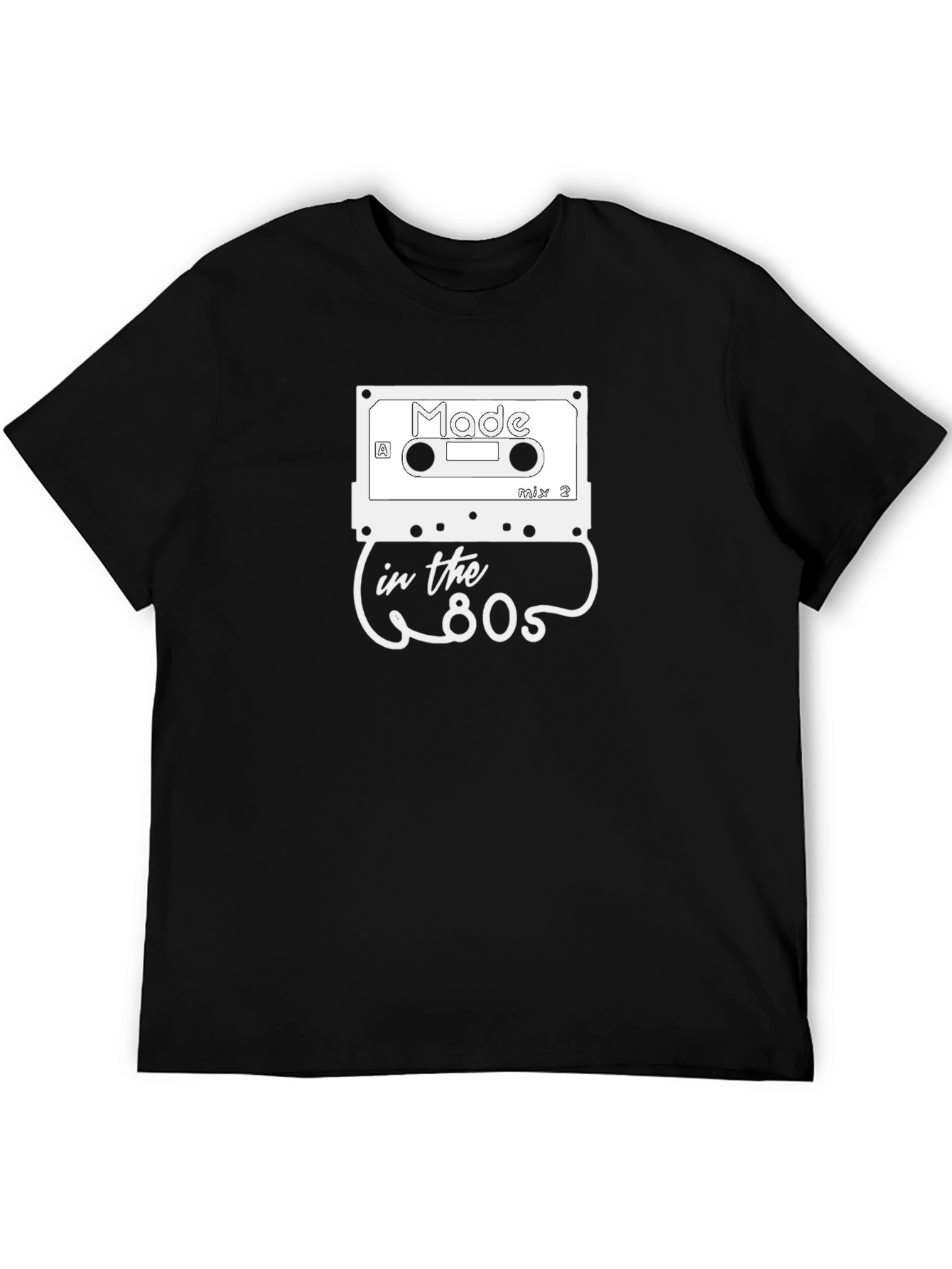 Made in the 80s Cassette Tape Graphic Tee