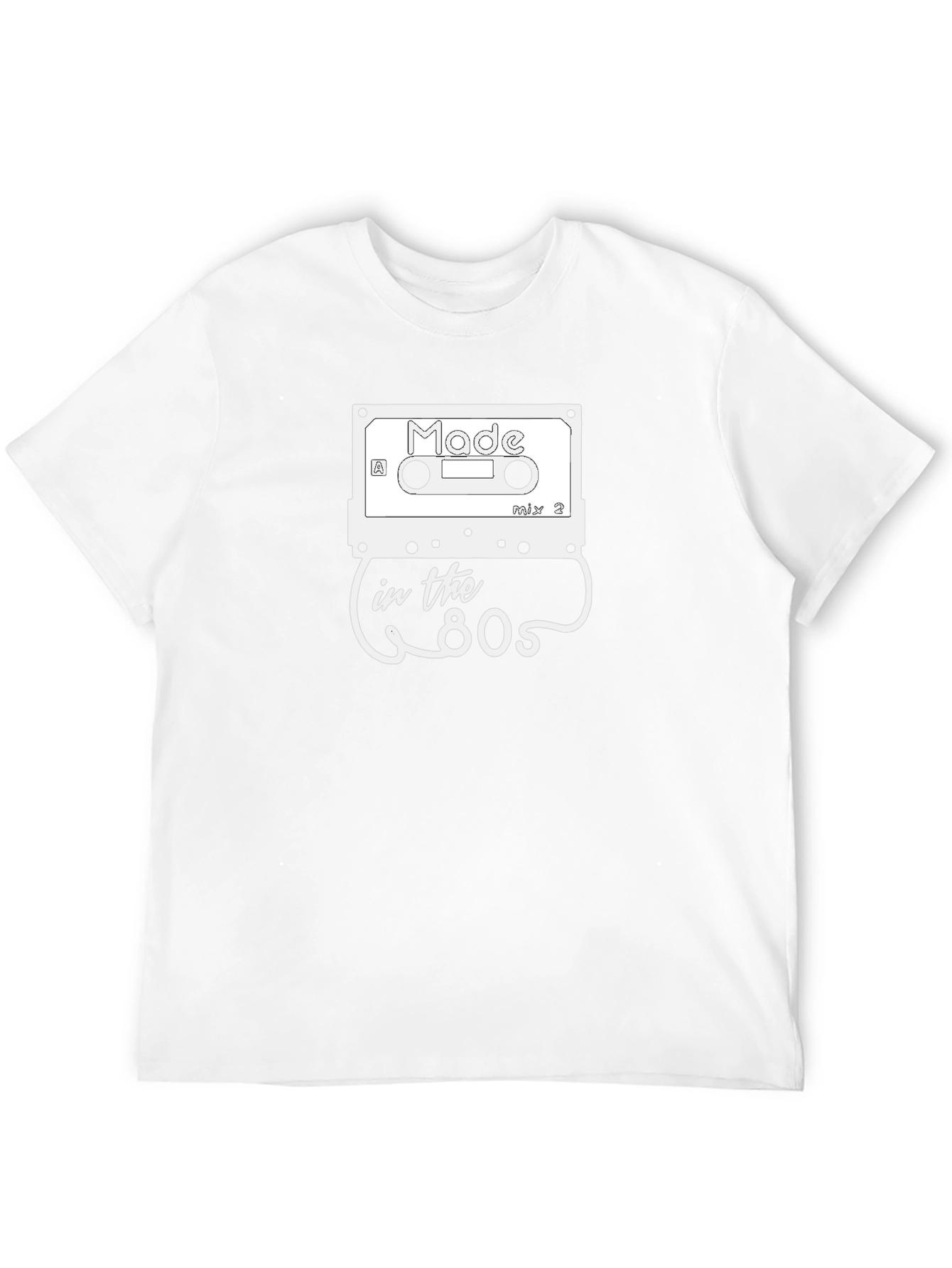 Made in the 80s Cassette Tape Graphic Tee