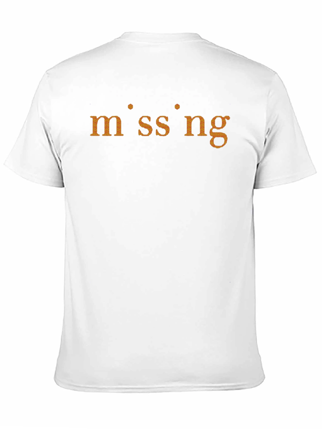 Missing Graphic Tee - Soft Cotton Blend Shirt