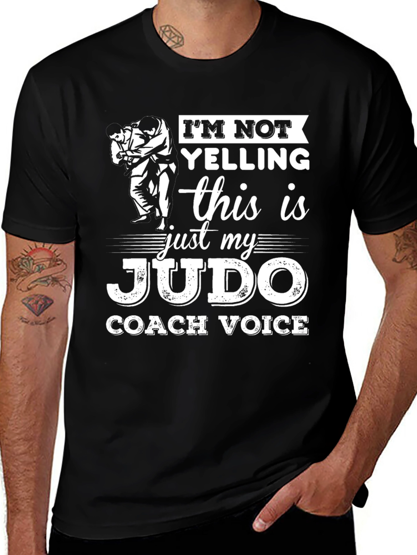 Judo Coach Voice Graphic T-Shirt