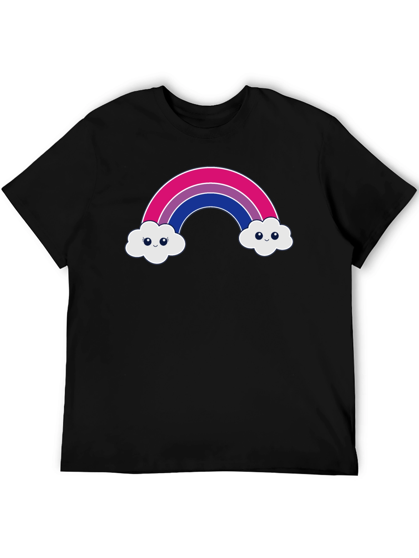 Bisexual Pride Rainbow Cloud T-Shirt