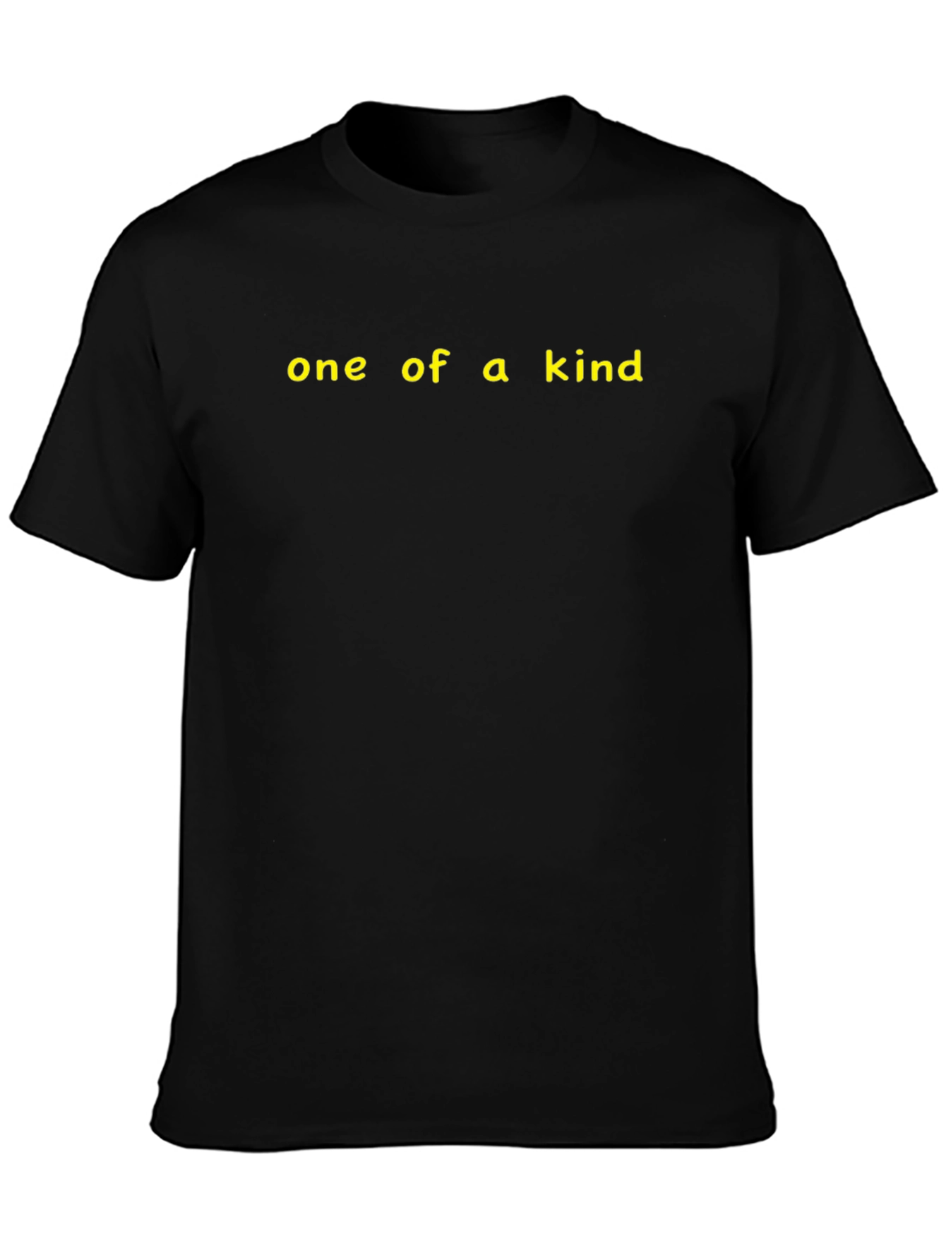 One of a Kind Black T-Shirt