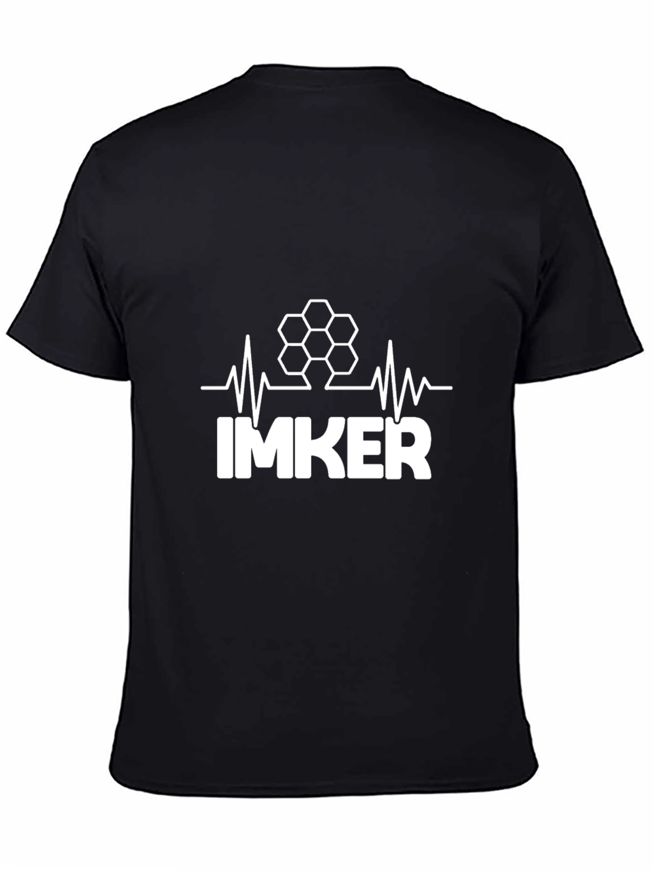Imker Honeycomb Heartbeat T-Shirt - Beekeeper Tee