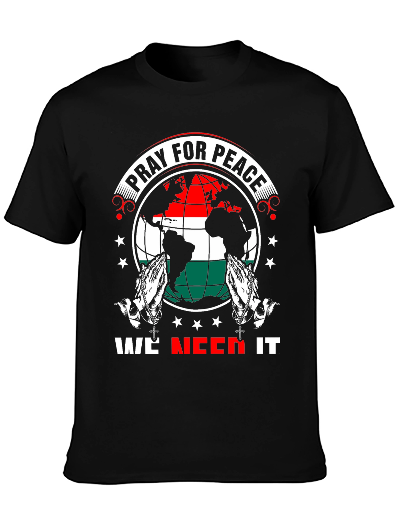 Pray for Peace Graphic T-Shirt