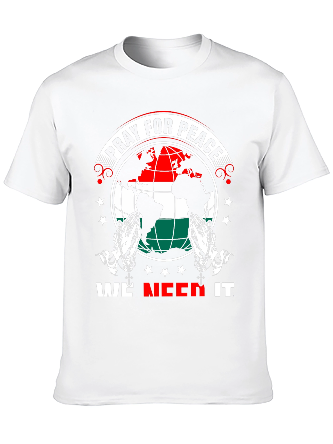 Pray for Peace Graphic T-Shirt