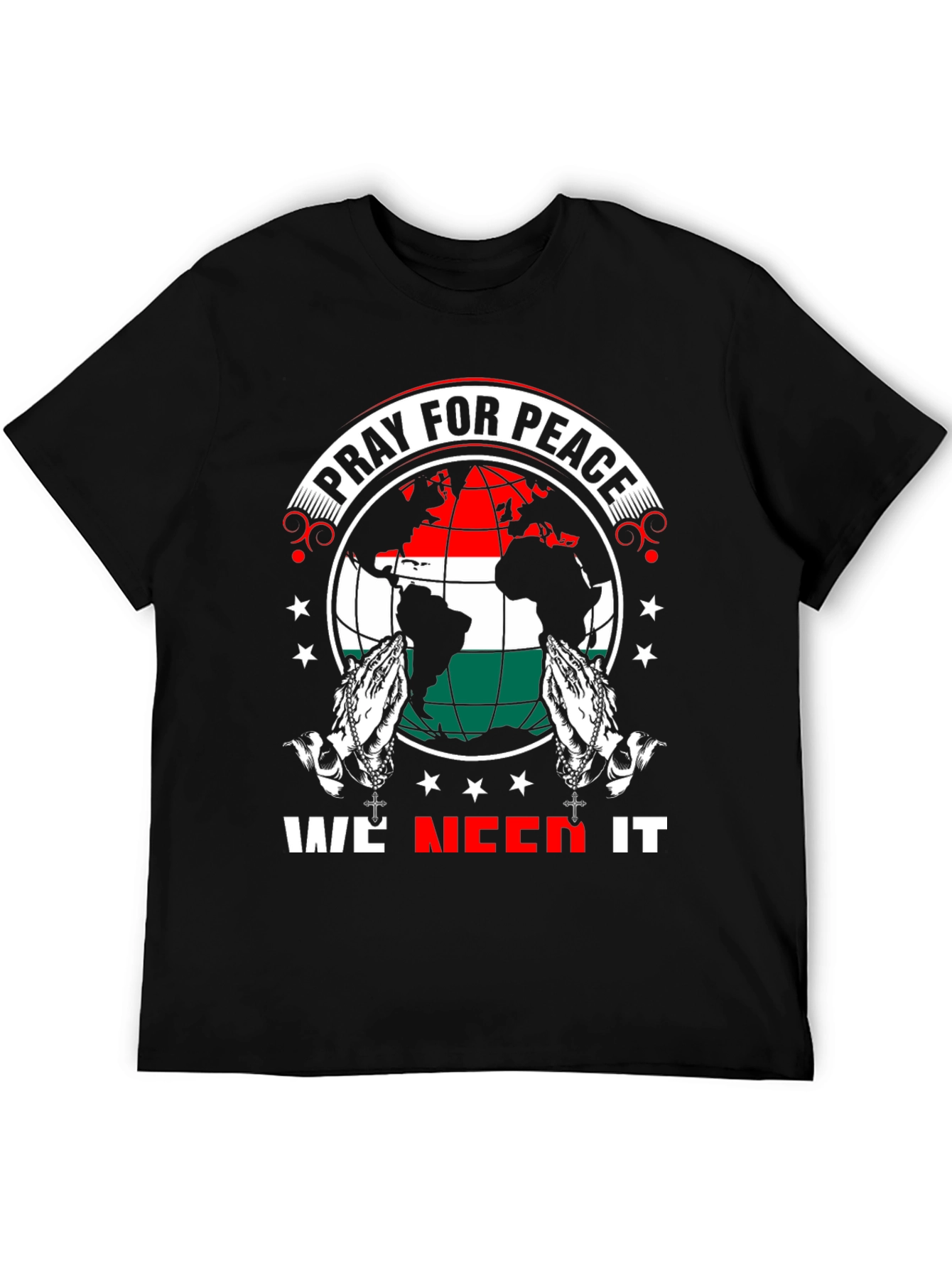 Pray for Peace Graphic T-Shirt