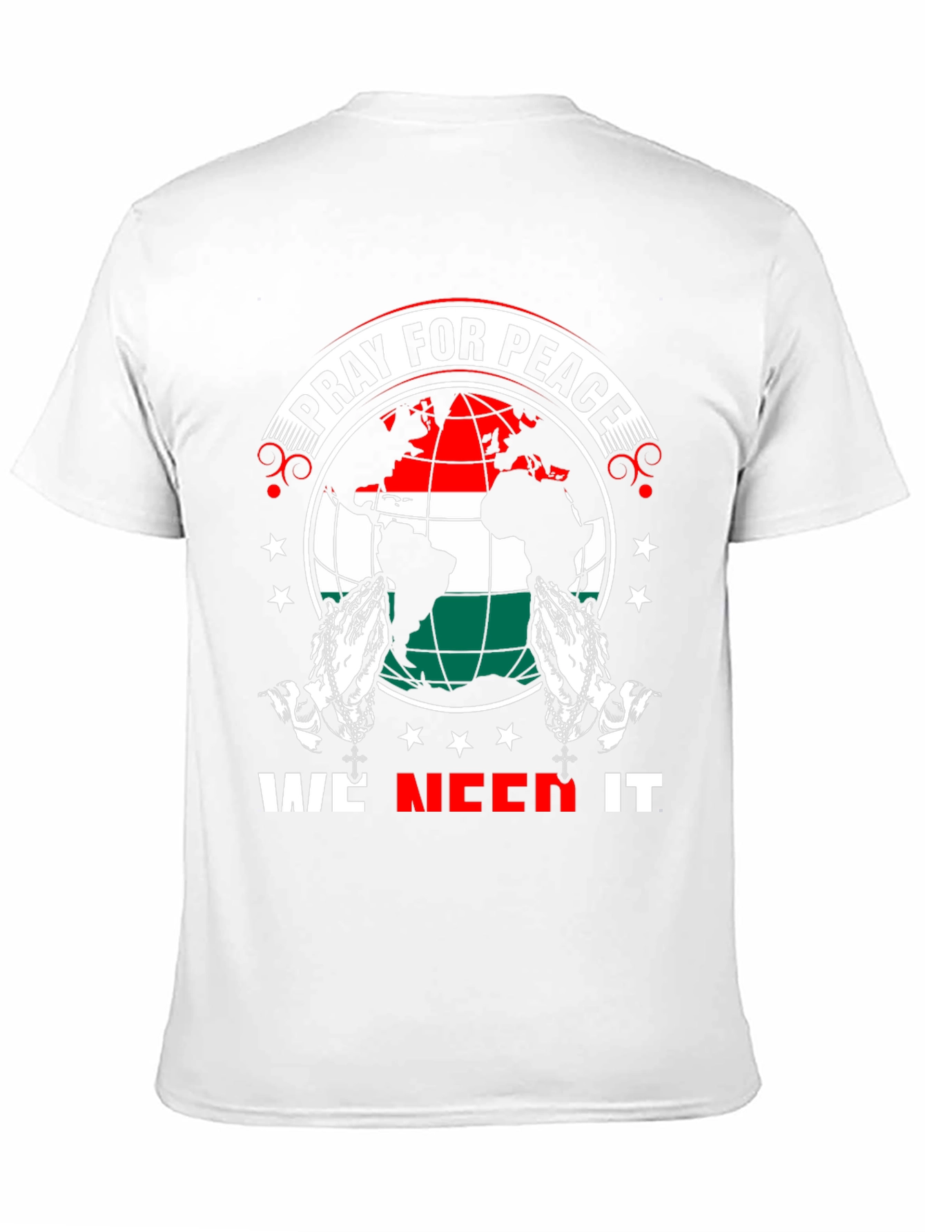 Pray for Peace Graphic T-Shirt
