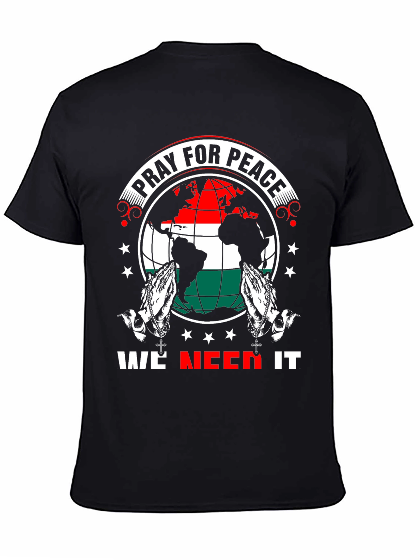 Pray for Peace Graphic T-Shirt