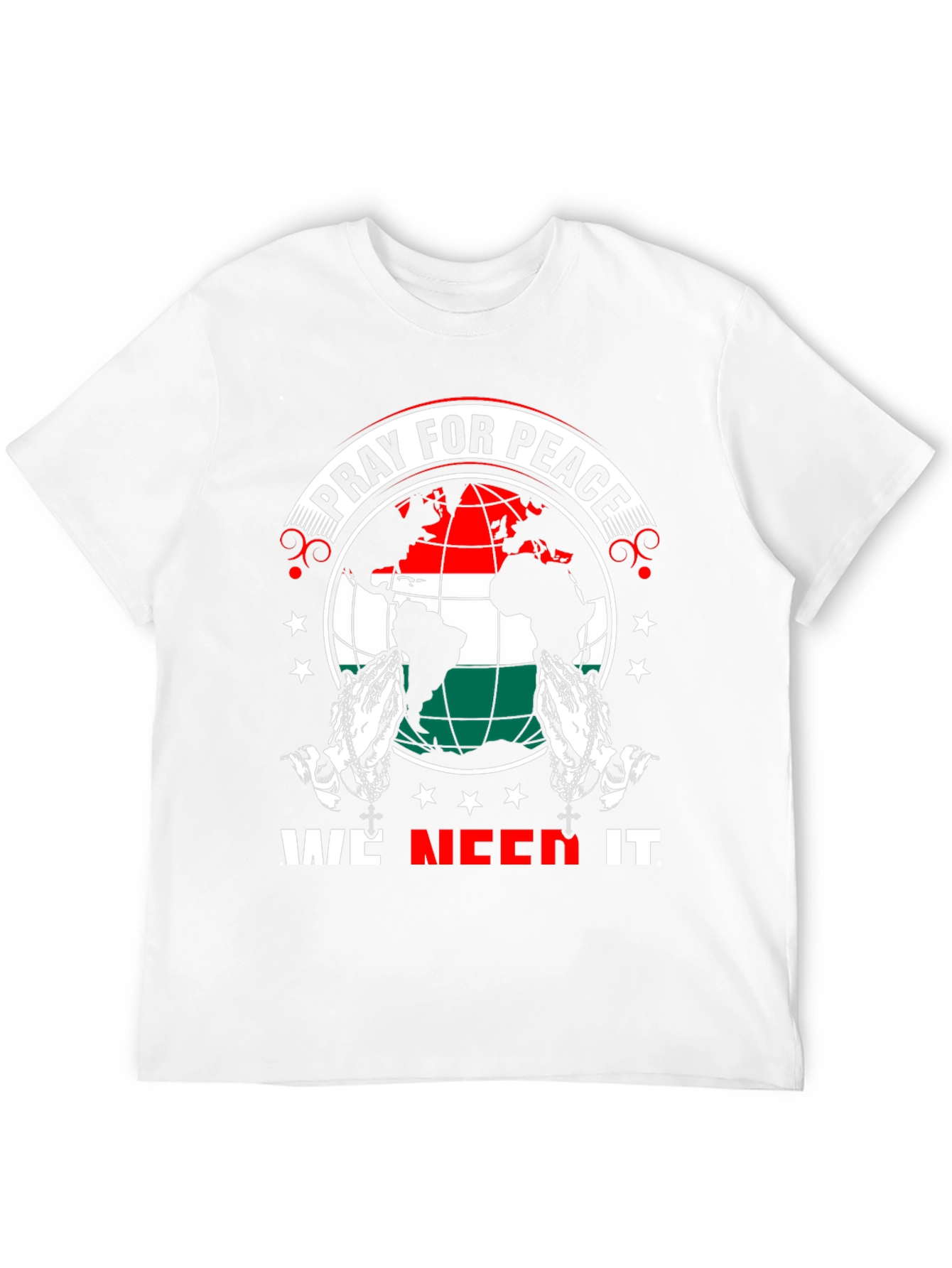Pray for Peace Graphic T-Shirt
