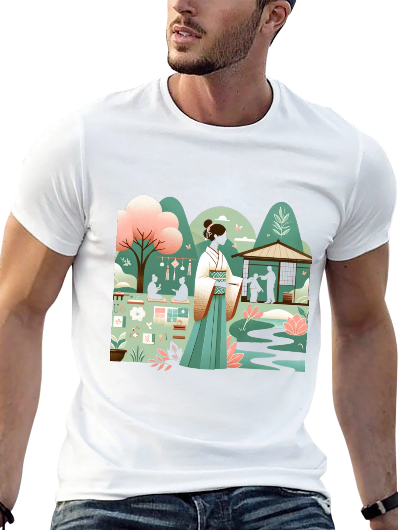 Japanese Garden Art Tee