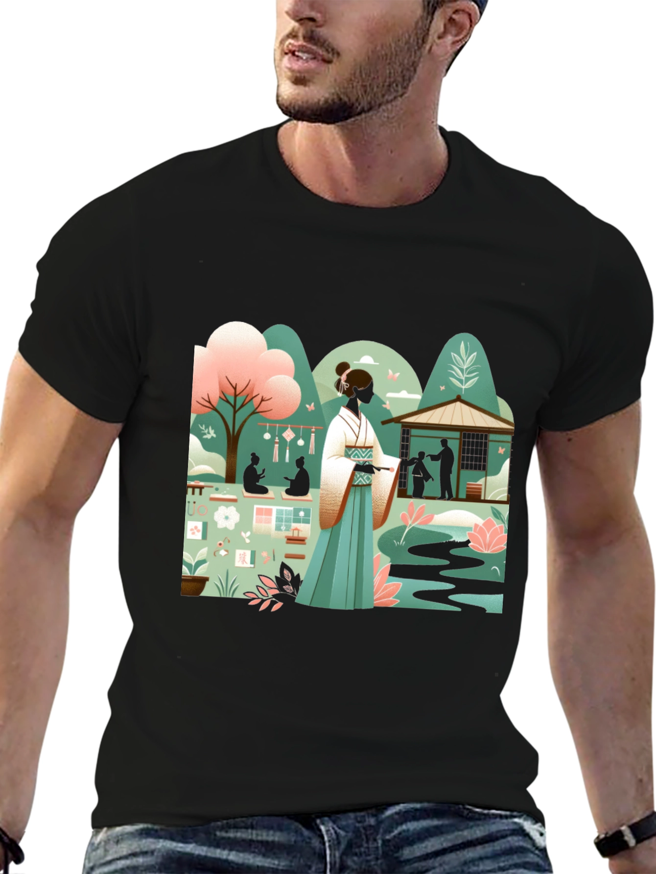Japanese Garden Art Tee
