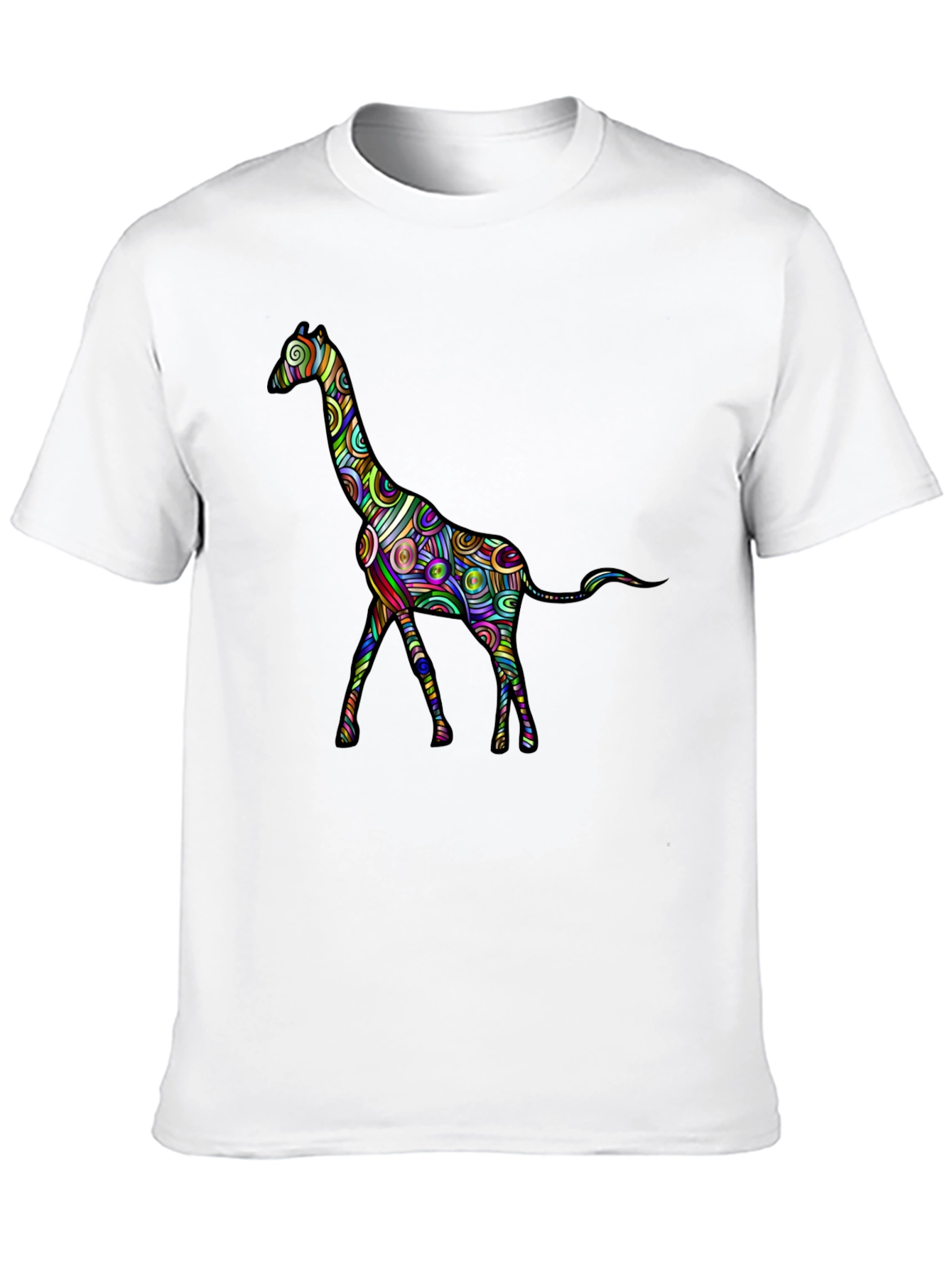 Psychedelic Giraffe Graphic T-Shirt
