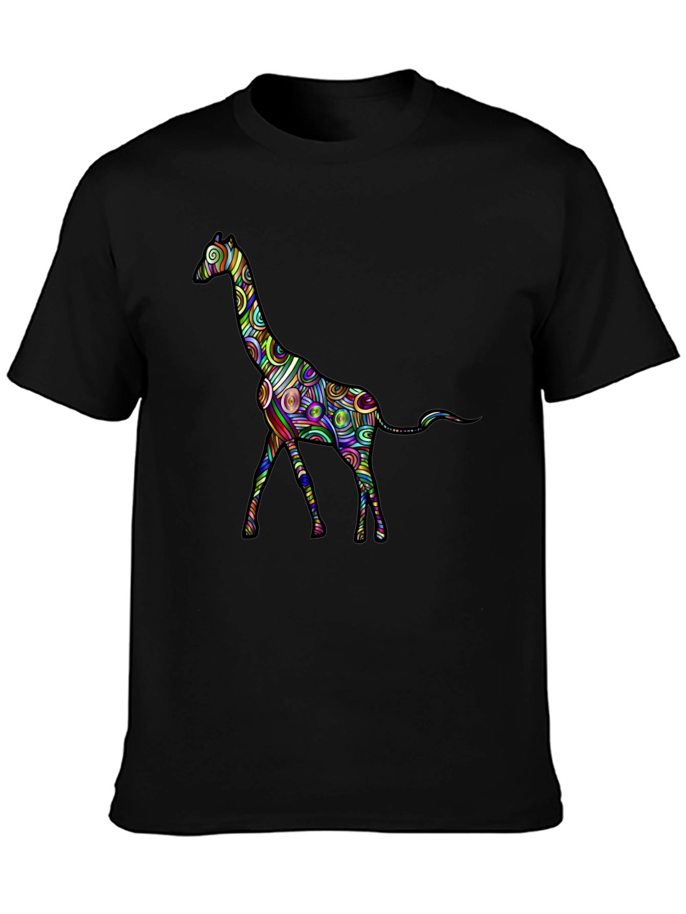 Psychedelic Giraffe Graphic T-Shirt