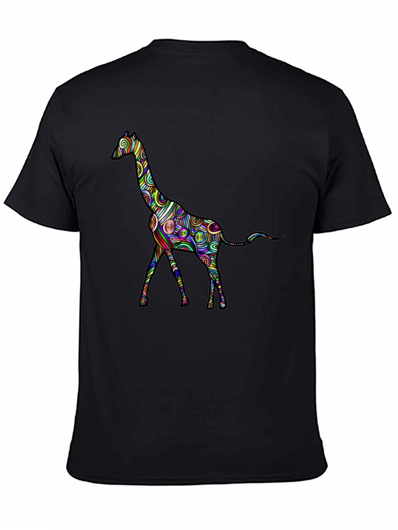 Psychedelic Giraffe Graphic T-Shirt