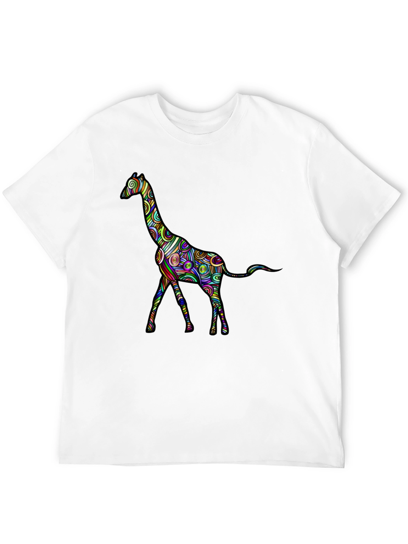 Psychedelic Giraffe Graphic T-Shirt
