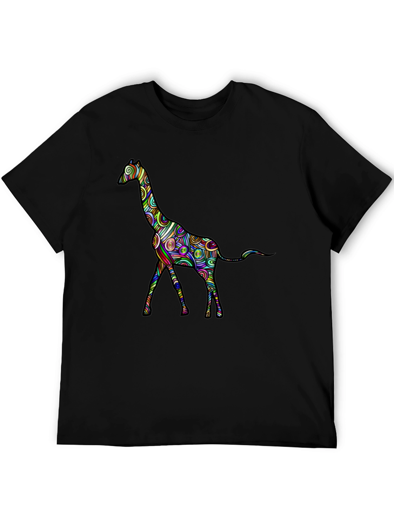 Psychedelic Giraffe Graphic T-Shirt