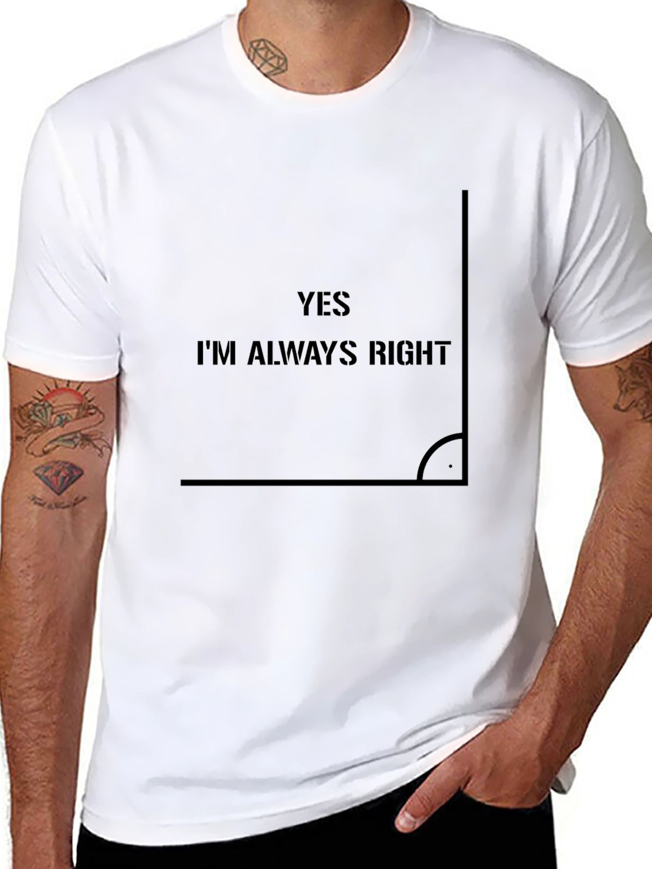 Yes Im Always Right - Mens Graphic Tee
