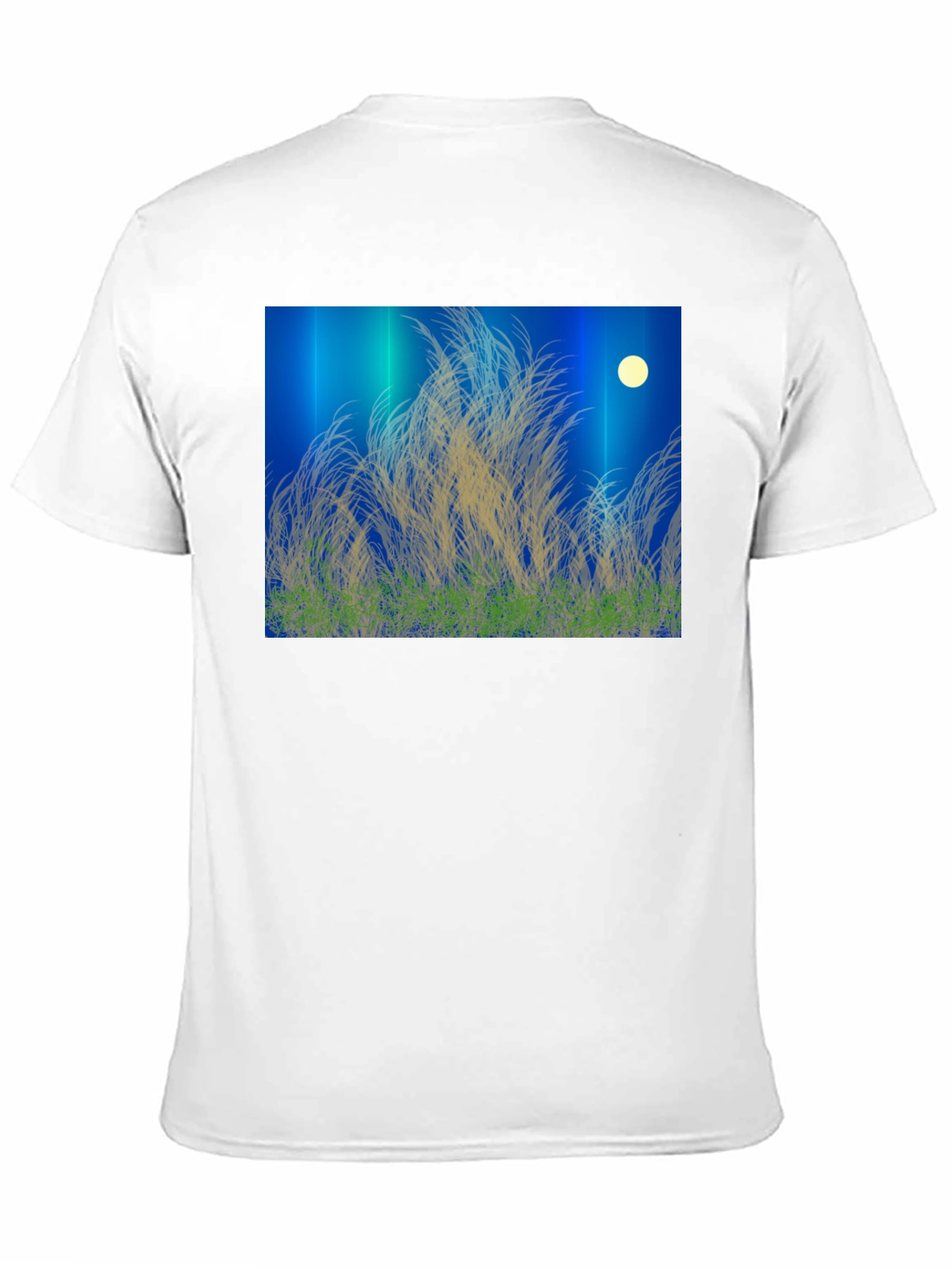 Moonlit Meadow Black T-Shirt