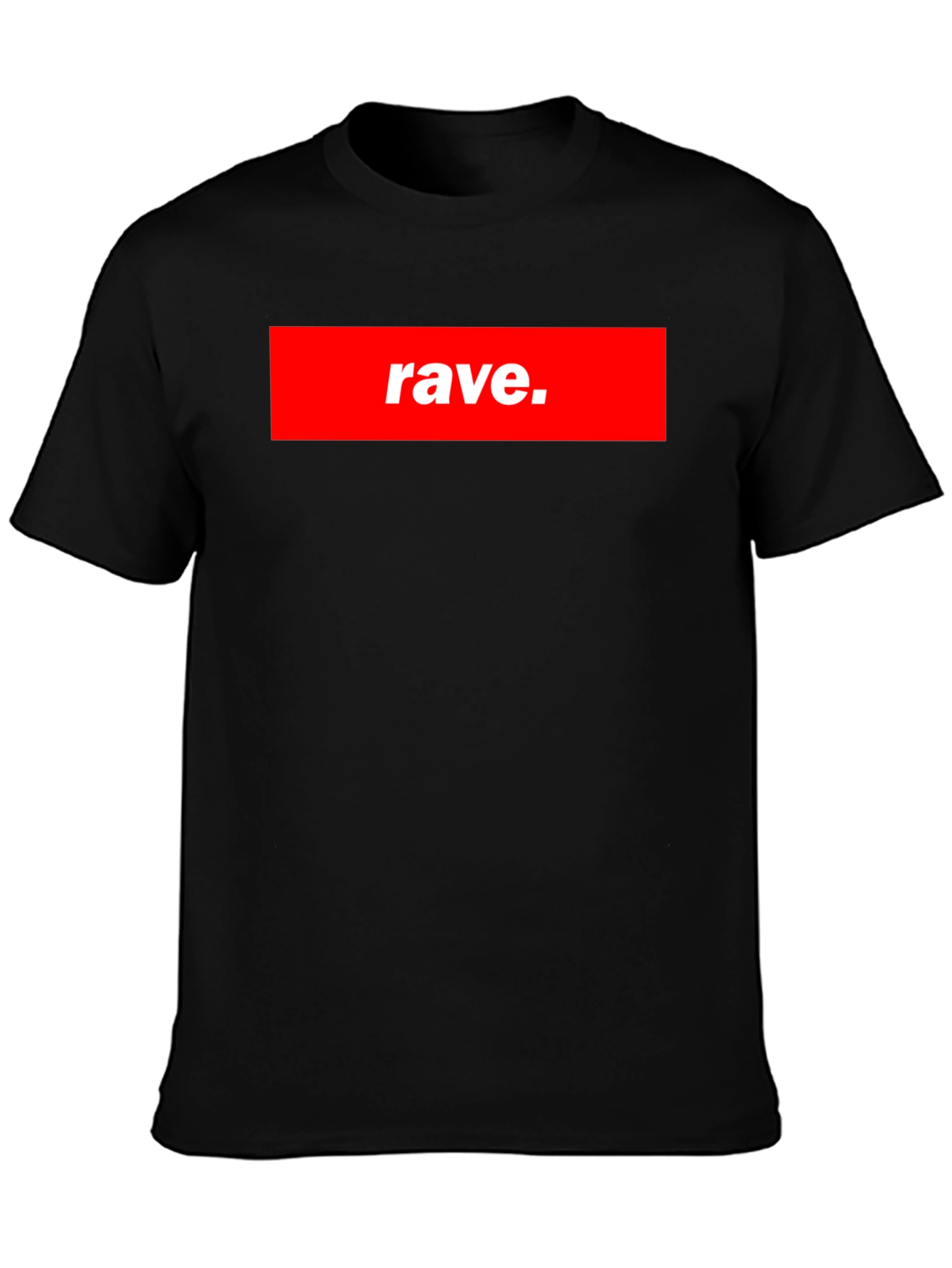 Rave T-Shirt - Bold Red Graphic