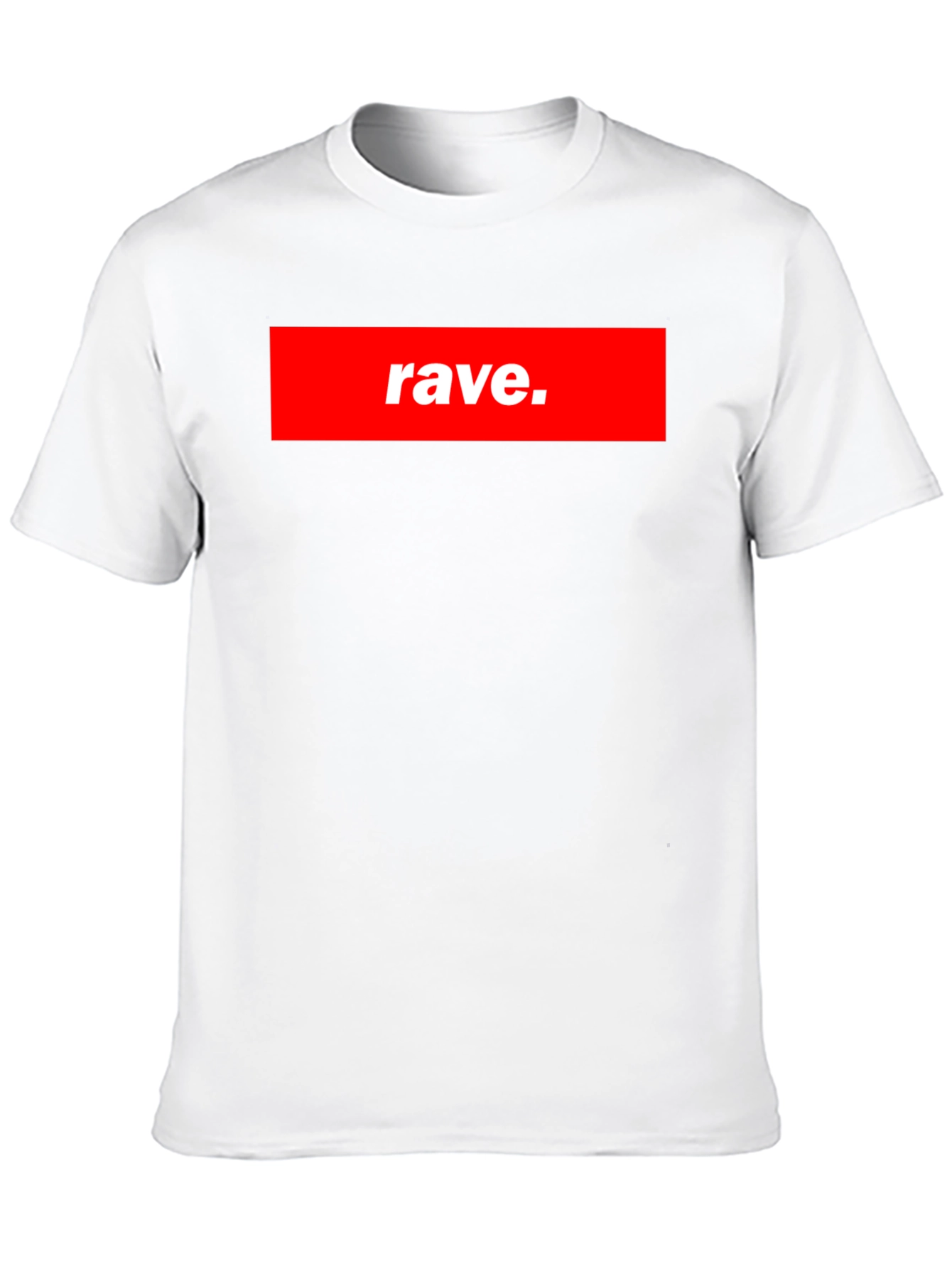 Rave T-Shirt - Bold Red Graphic
