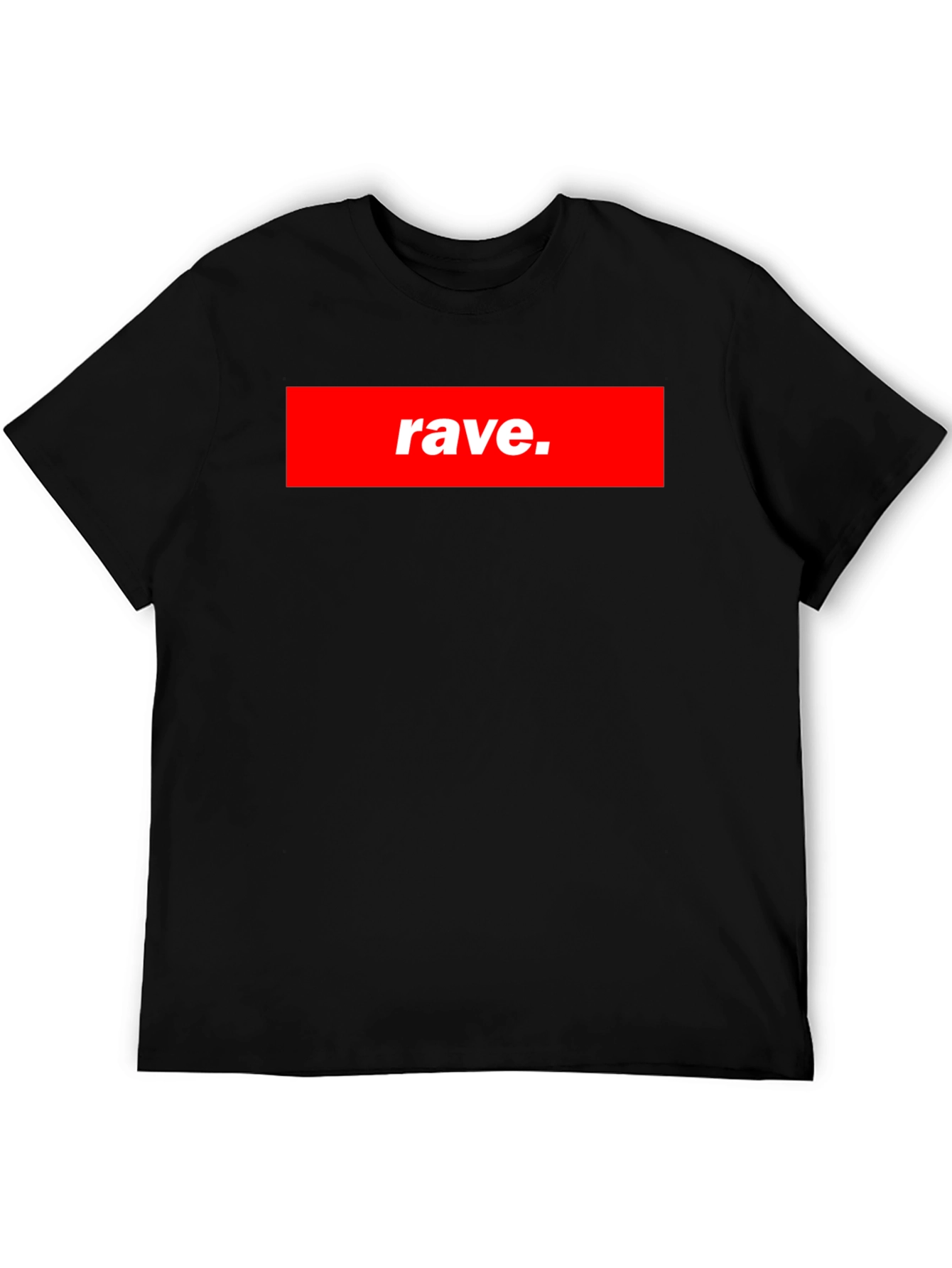 Rave T-Shirt - Bold Red Graphic