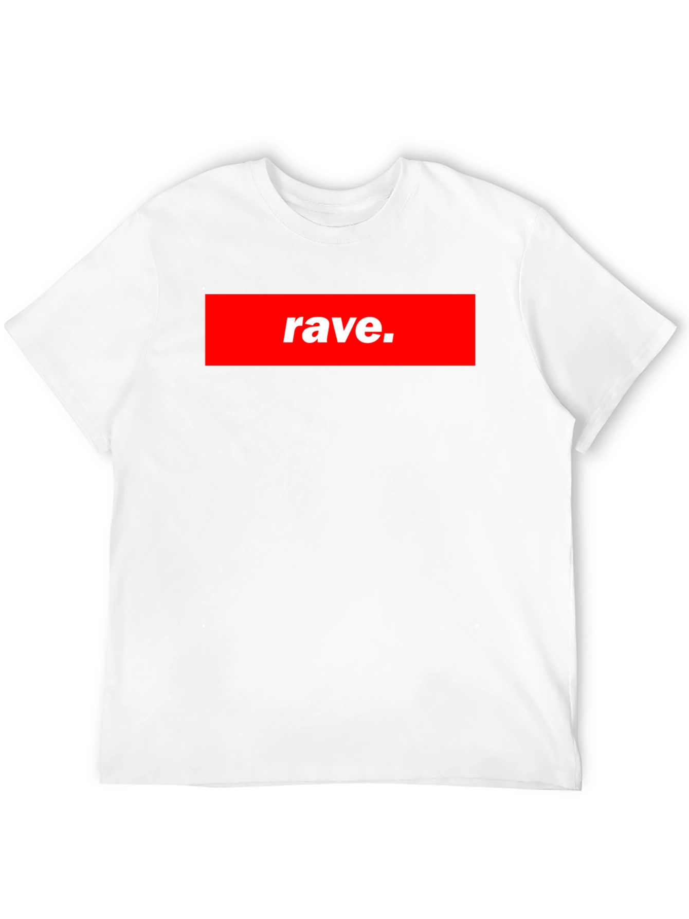 Rave T-Shirt - Bold Red Graphic