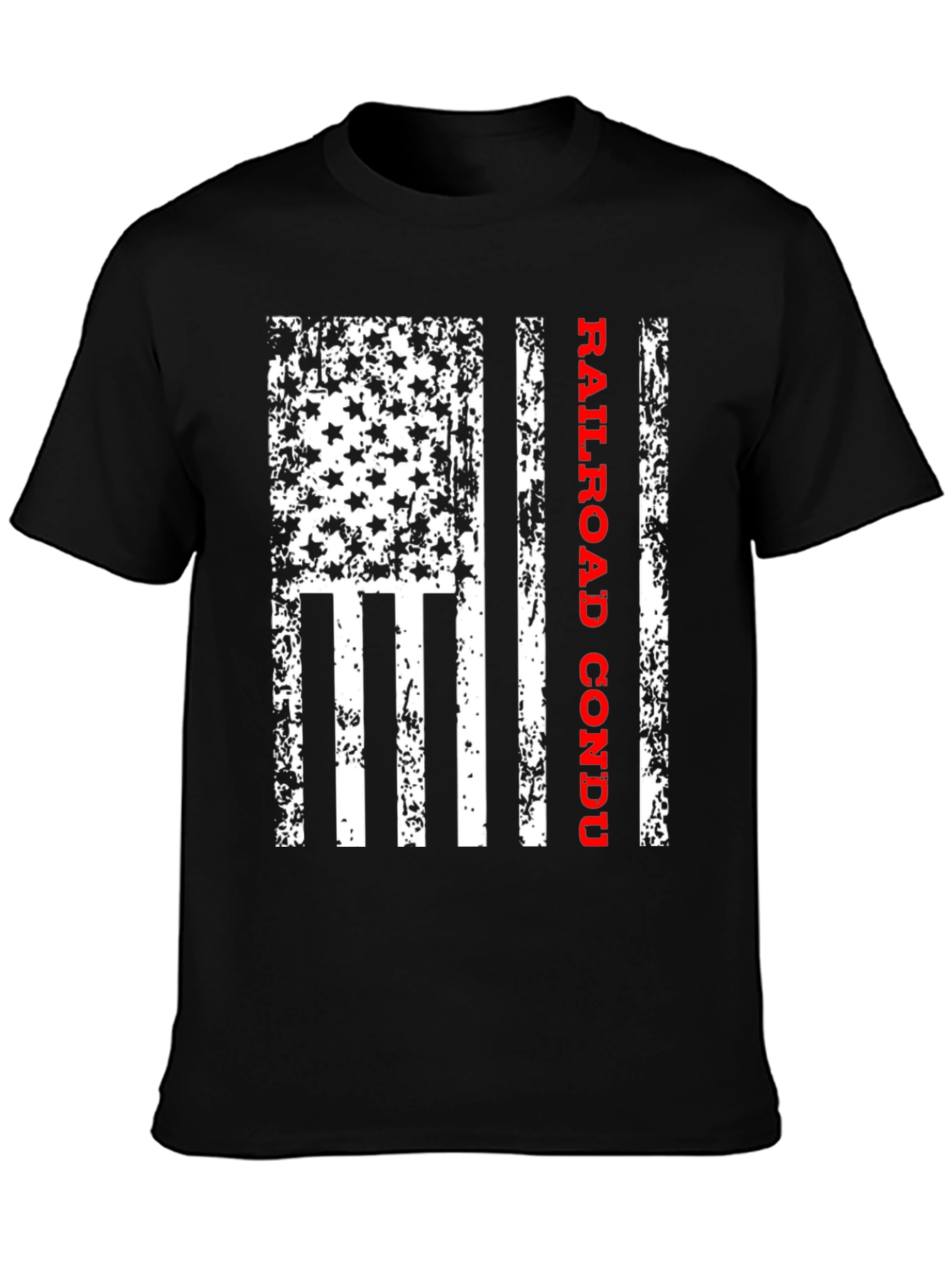 Railroad Conductor Flag T-Shirt
