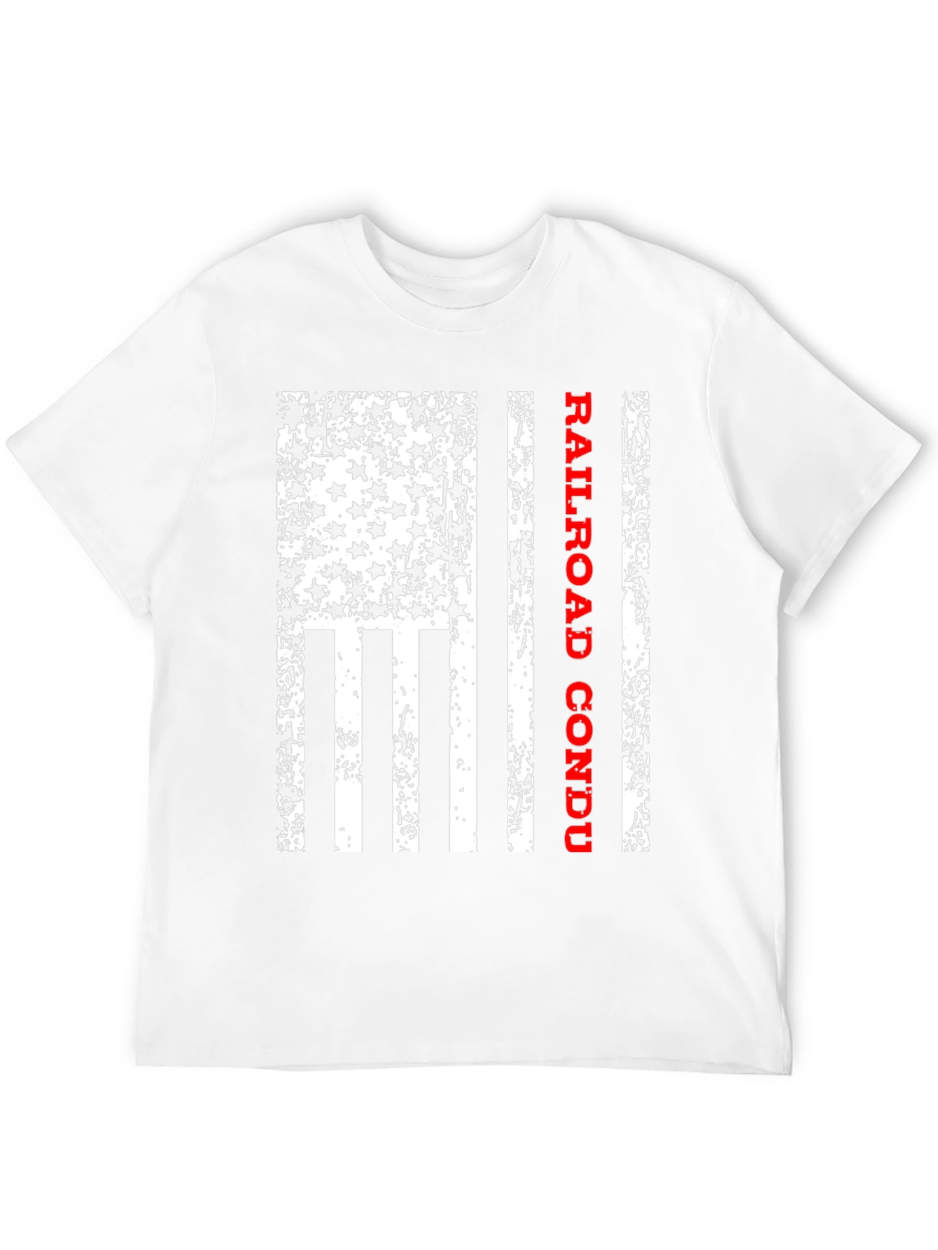 Railroad Conductor Flag T-Shirt