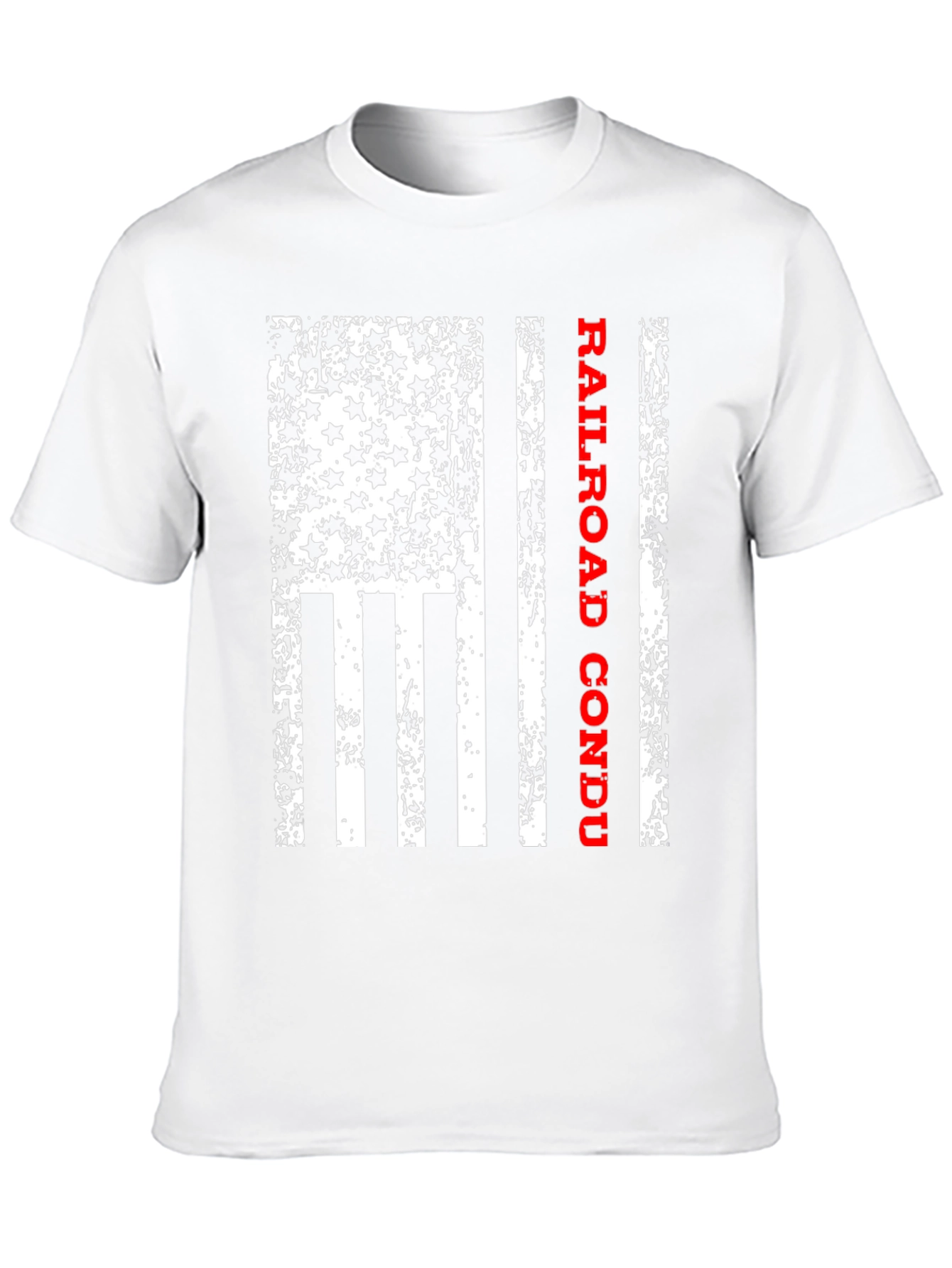 Railroad Conductor Flag T-Shirt