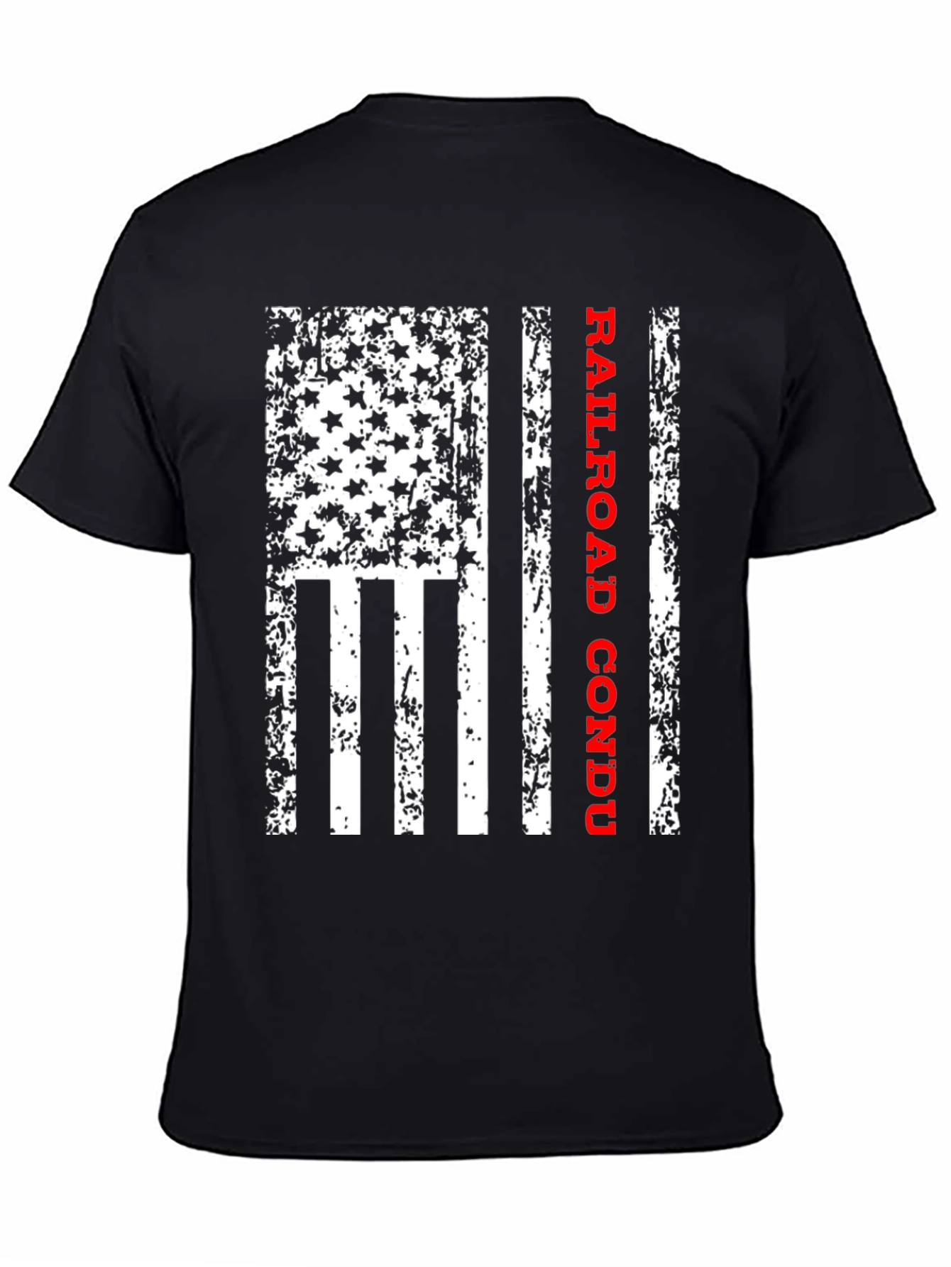 Railroad Conductor Flag T-Shirt