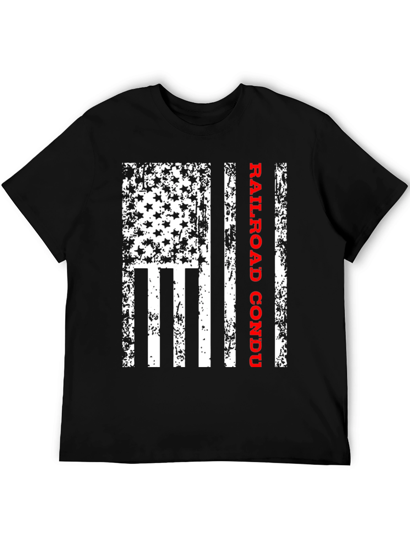 Railroad Conductor Flag T-Shirt